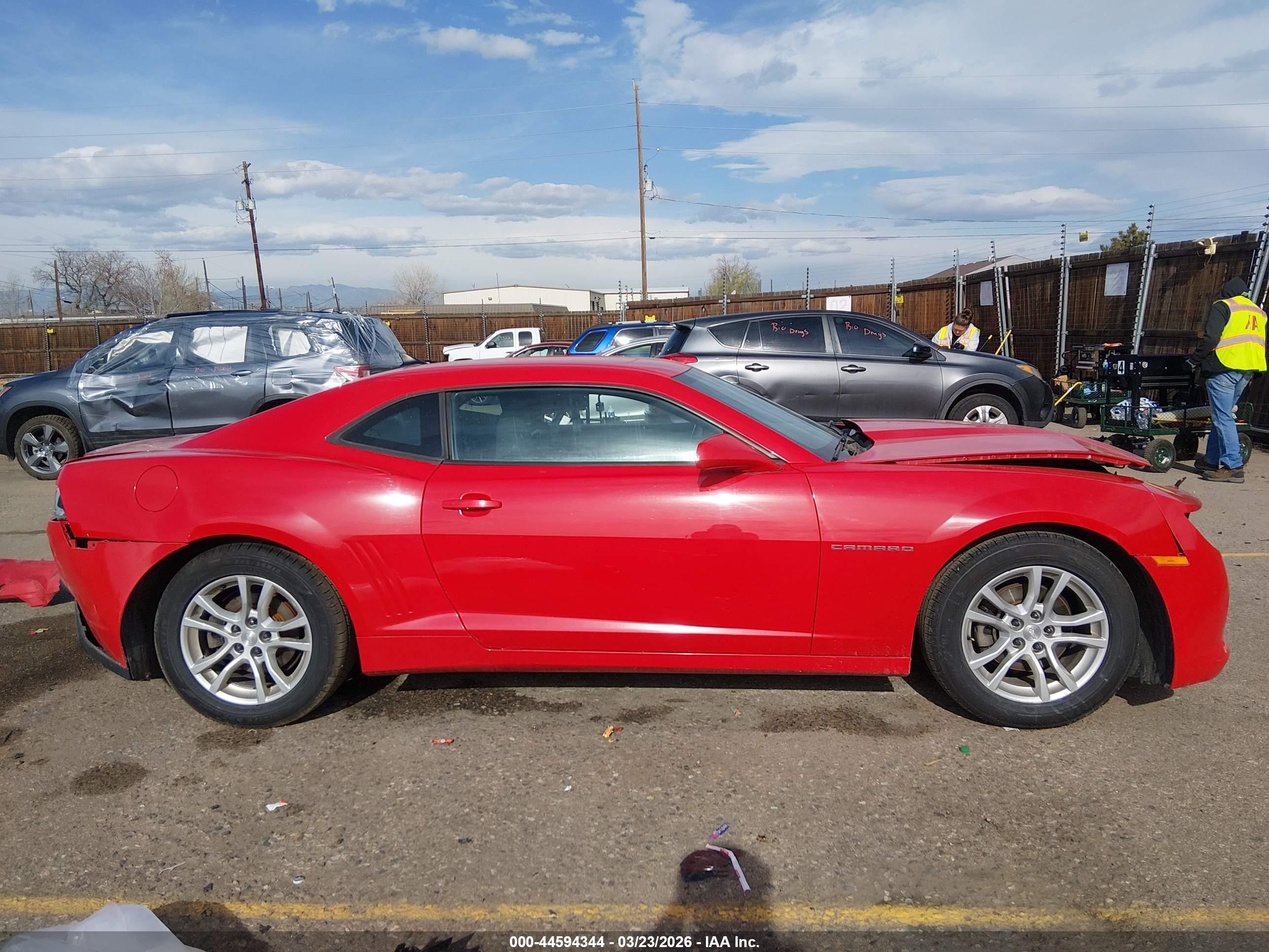 2015 Chevrolet Camaro 2ls Red vin: 2G1FB1E3XF9138911