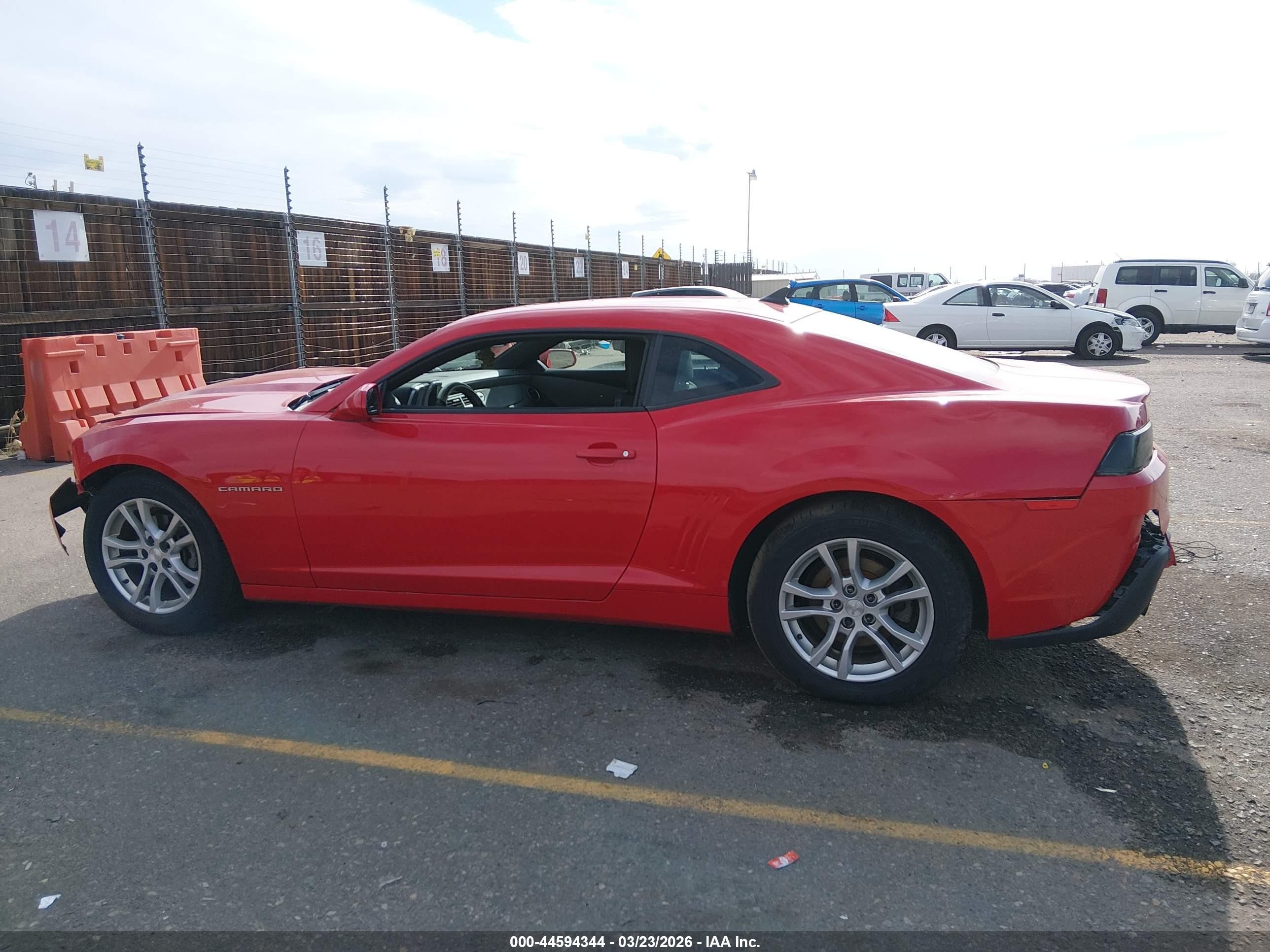 2015 Chevrolet Camaro 2ls Red vin: 2G1FB1E3XF9138911