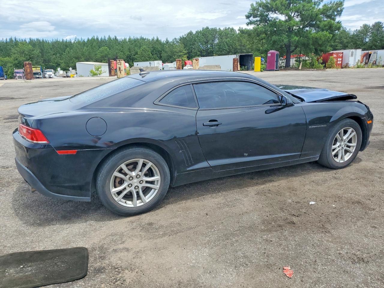 2015 Chevrolet Camaro Ls Black vin: 2G1FB1E3XF9151660