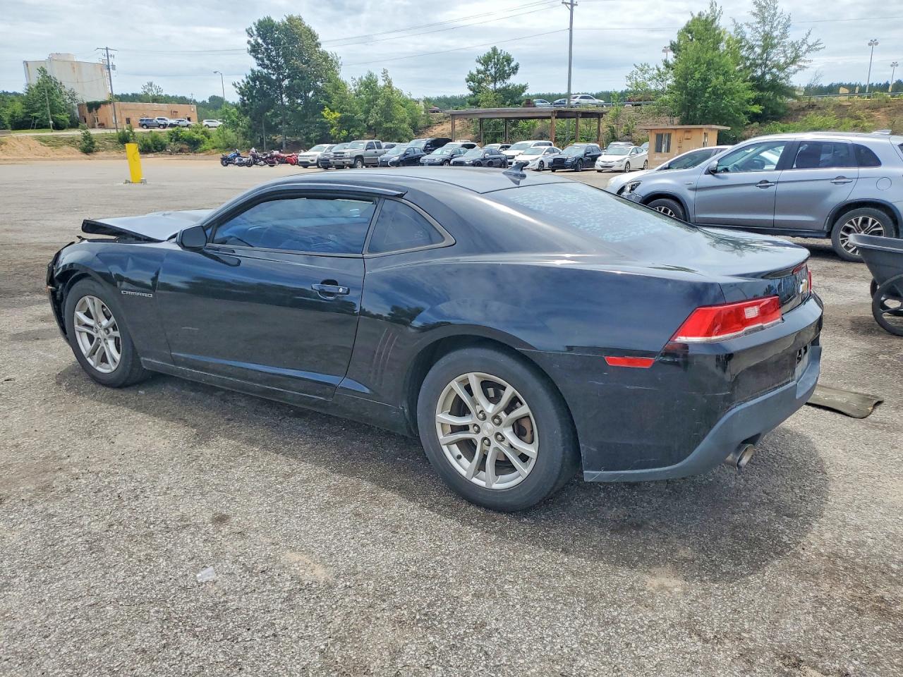 2015 Chevrolet Camaro Ls Black vin: 2G1FB1E3XF9151660