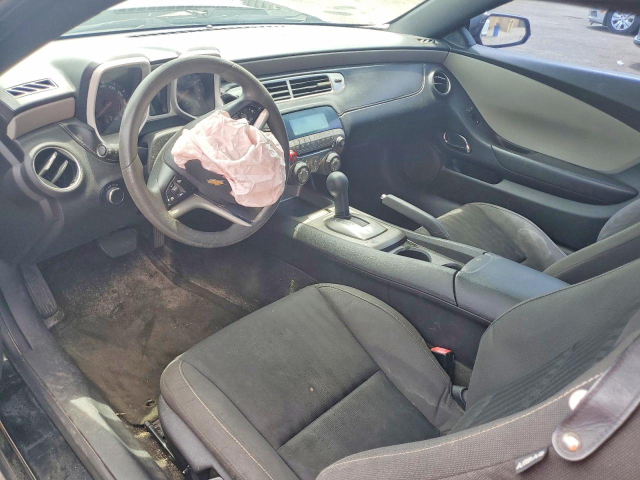 2015 Chevrolet Camaro Ls Black vin: 2G1FB1E3XF9151660
