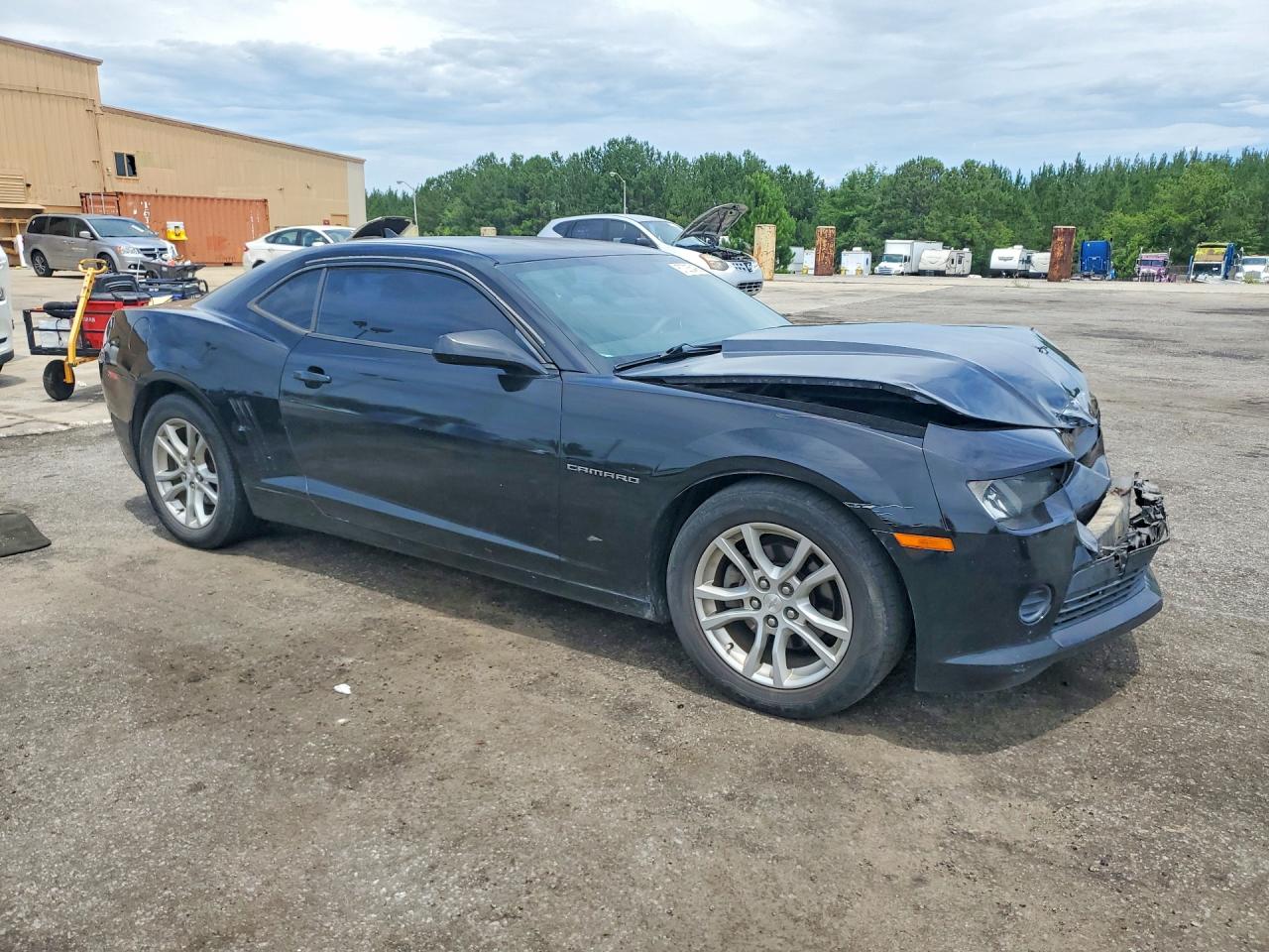 2015 Chevrolet Camaro Ls Black vin: 2G1FB1E3XF9151660