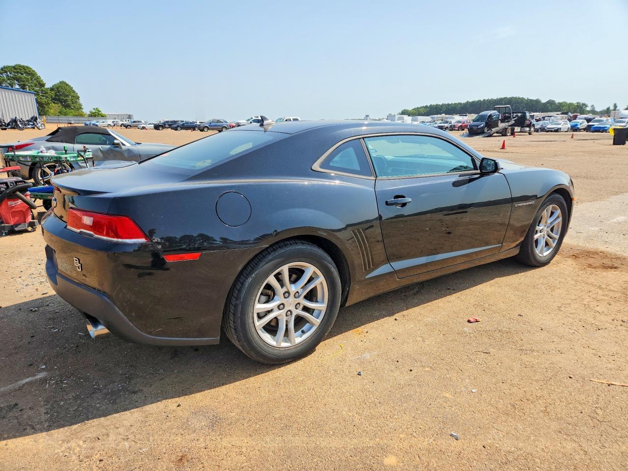 2015 Chevrolet Camaro Ls Black vin: 2G1FB1E3XF9161511