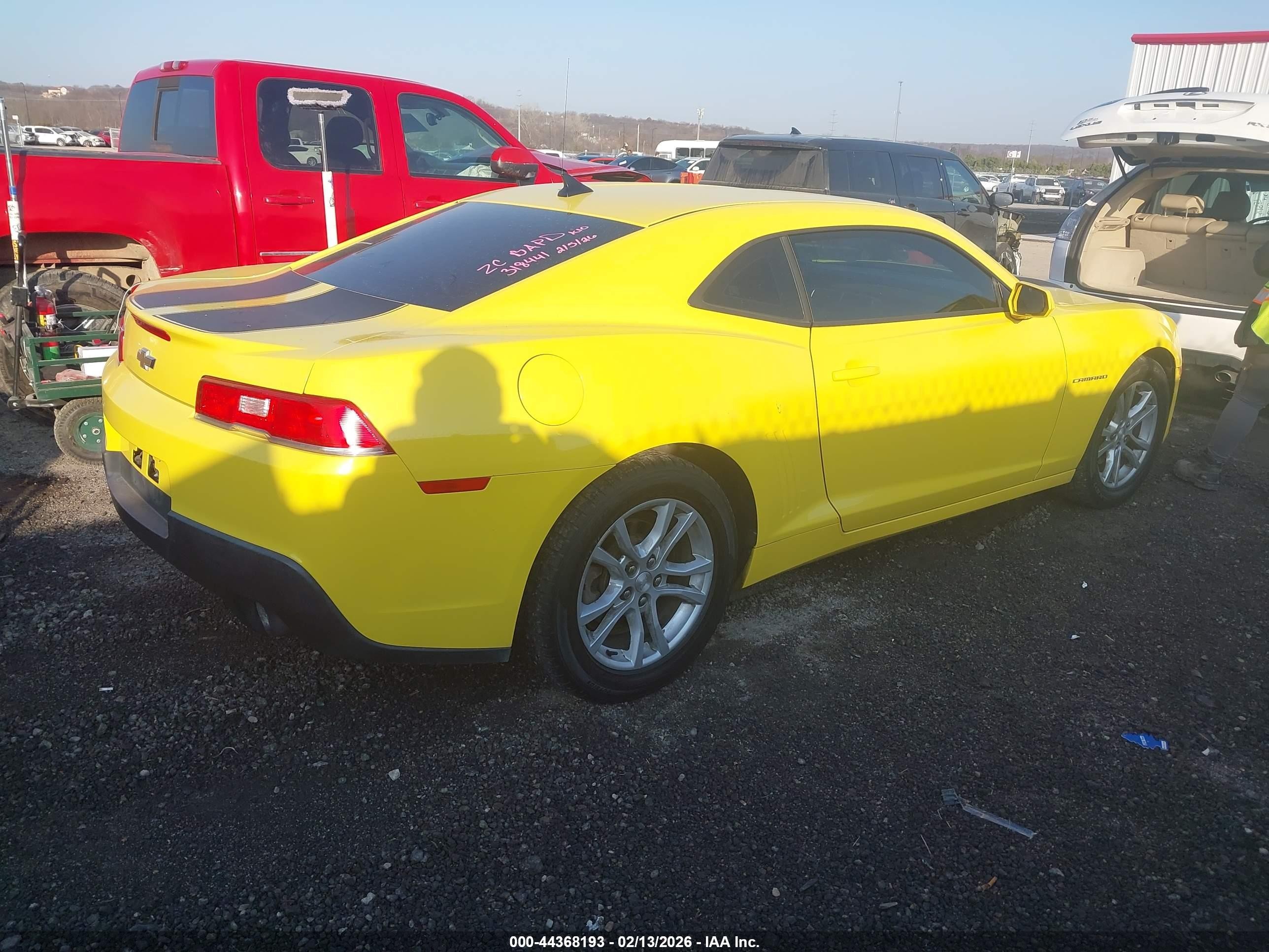 2015 Chevrolet Camaro 2ls Yellow vin: 2G1FB1E3XF9254254