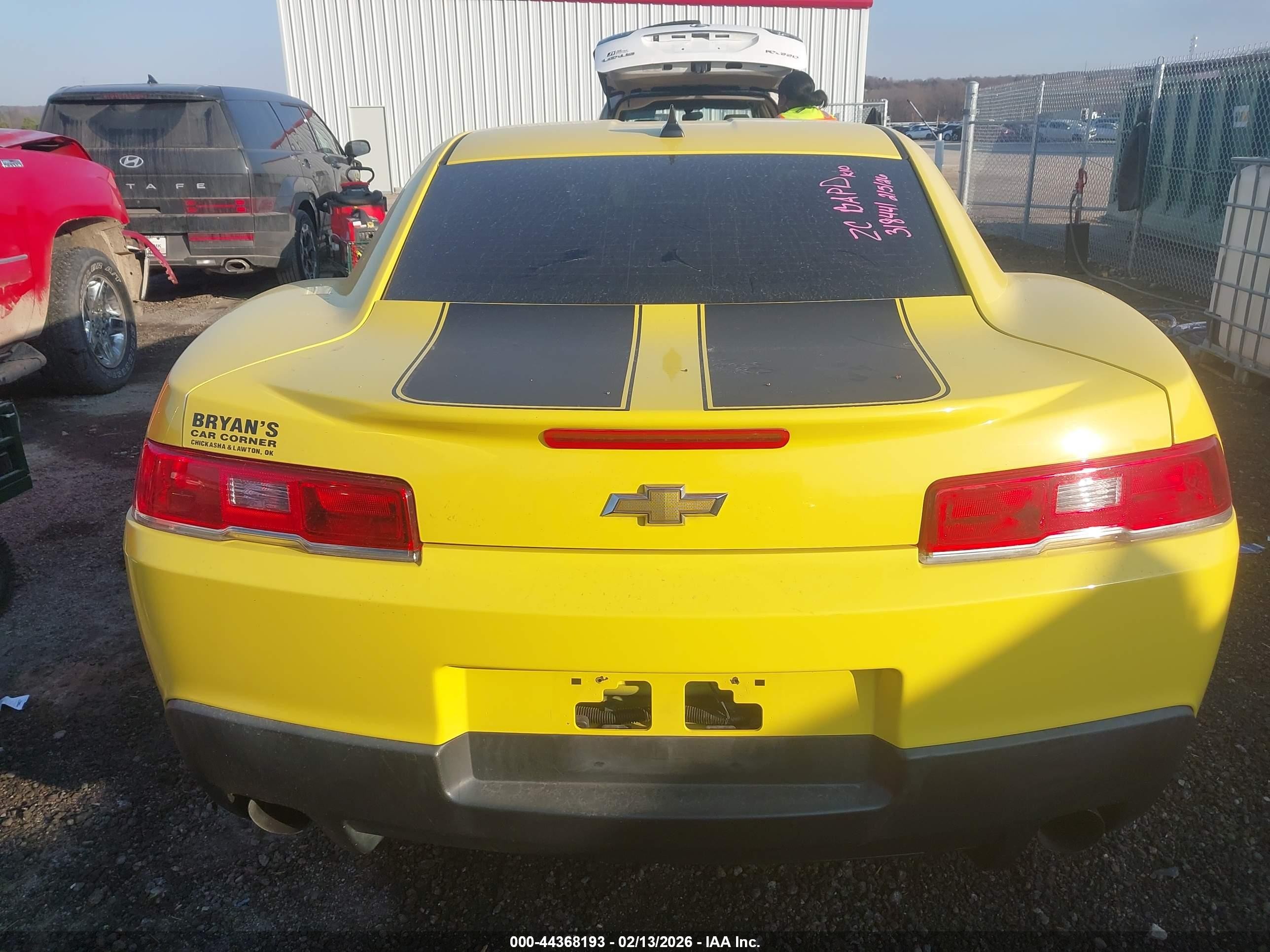 2015 Chevrolet Camaro 2ls Yellow vin: 2G1FB1E3XF9254254