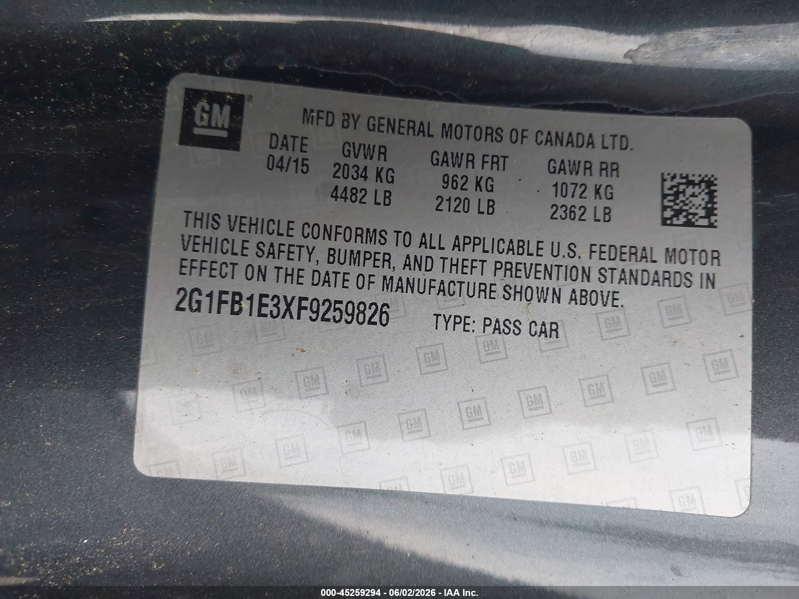 2015 Chevrolet Camaro 2ls Black vin: 2G1FB1E3XF9259826