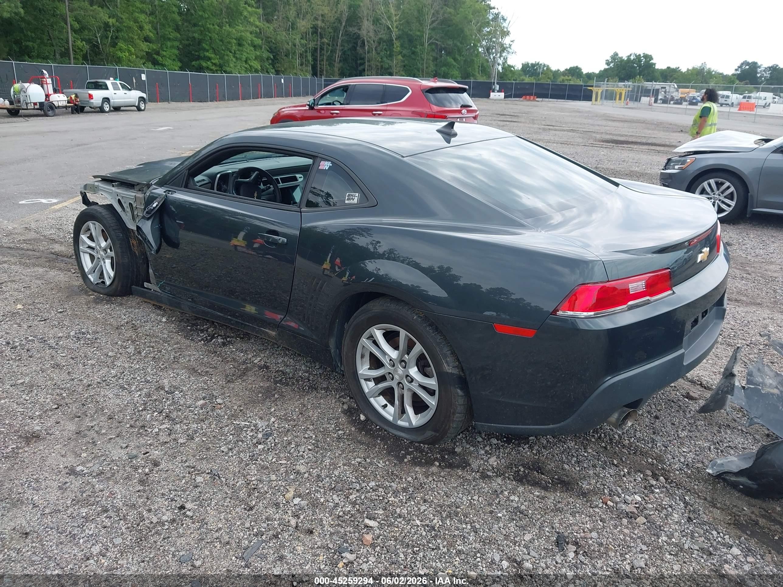 2015 Chevrolet Camaro 2ls Black vin: 2G1FB1E3XF9259826