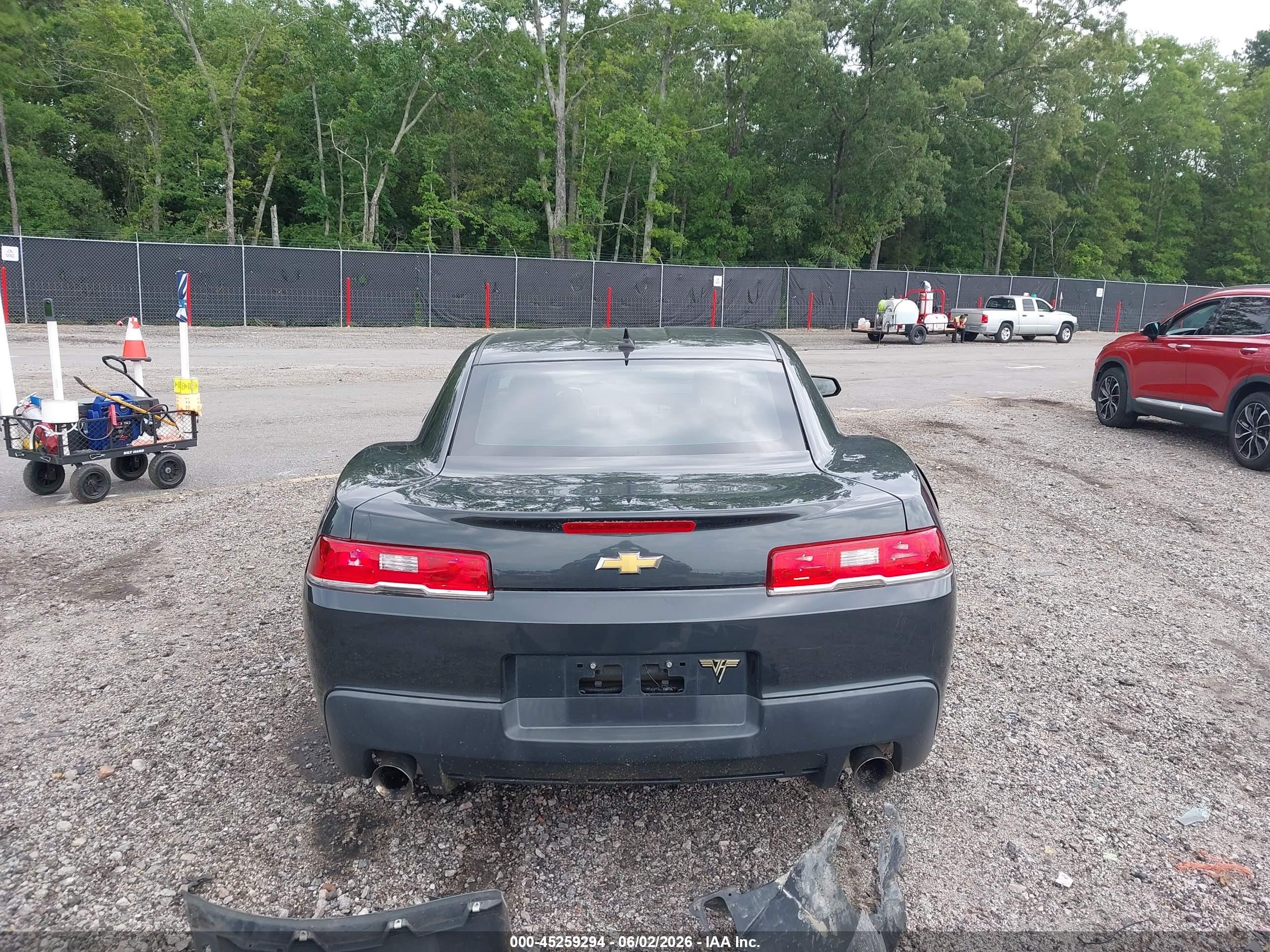 2015 Chevrolet Camaro 2ls Black vin: 2G1FB1E3XF9259826
