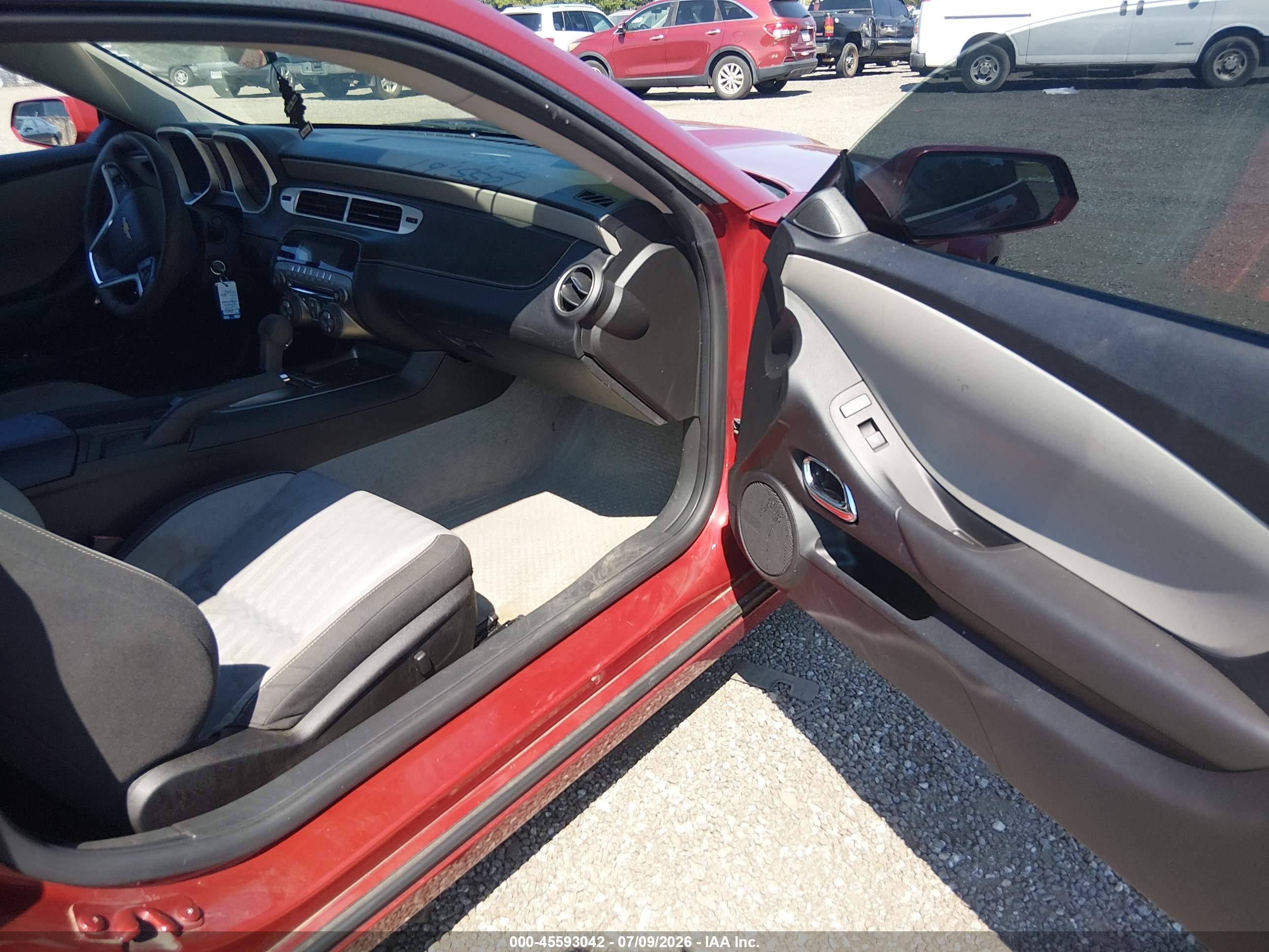 2015 Chevrolet Camaro 2ls Red vin: 2G1FB1E3XF9275556