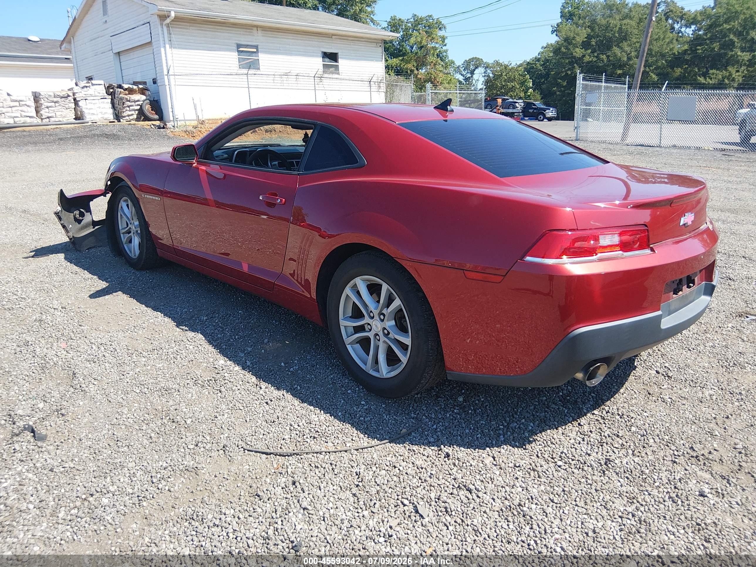 2015 Chevrolet Camaro 2ls Red vin: 2G1FB1E3XF9275556