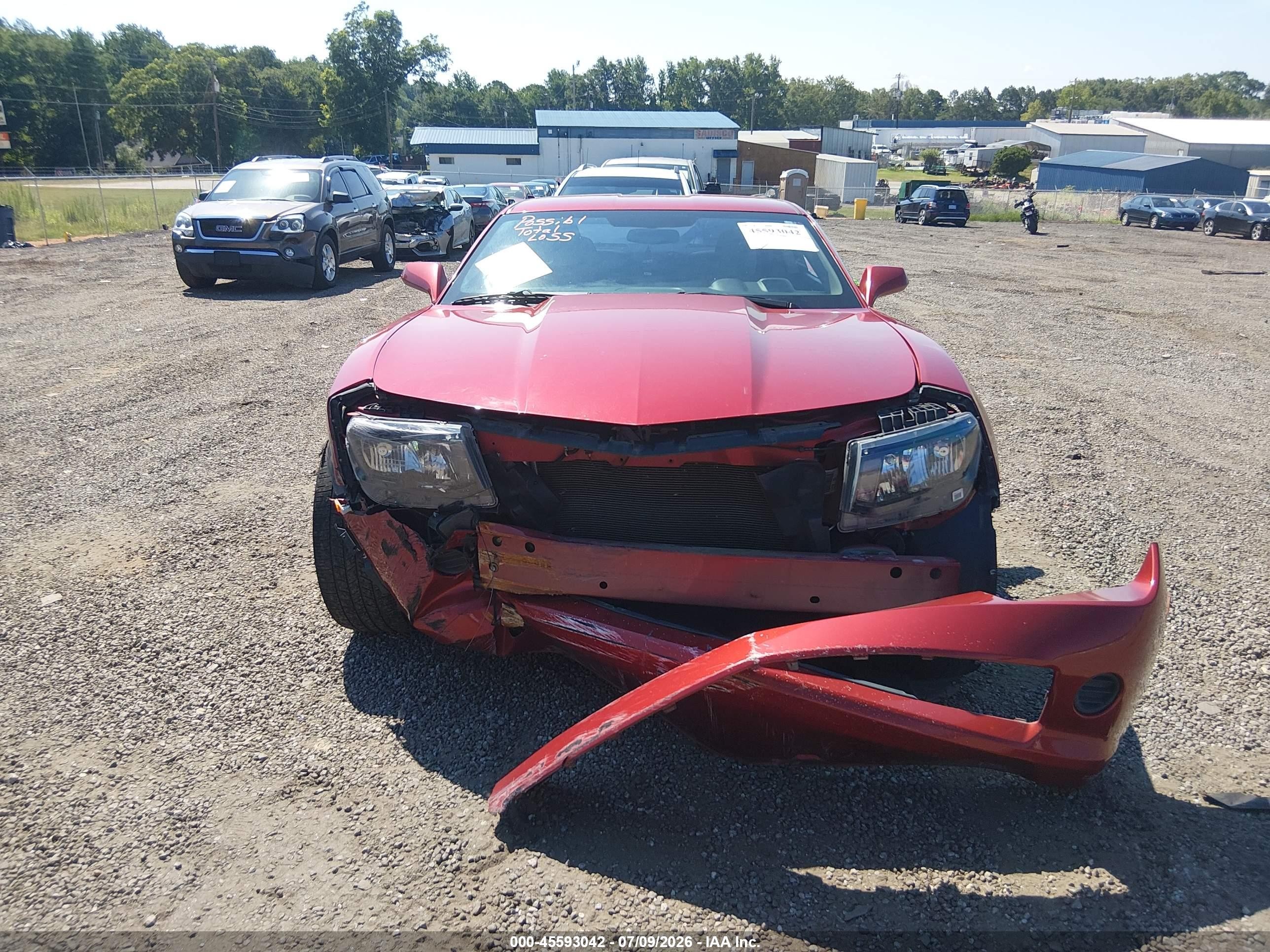 2015 Chevrolet Camaro 2ls Red vin: 2G1FB1E3XF9275556