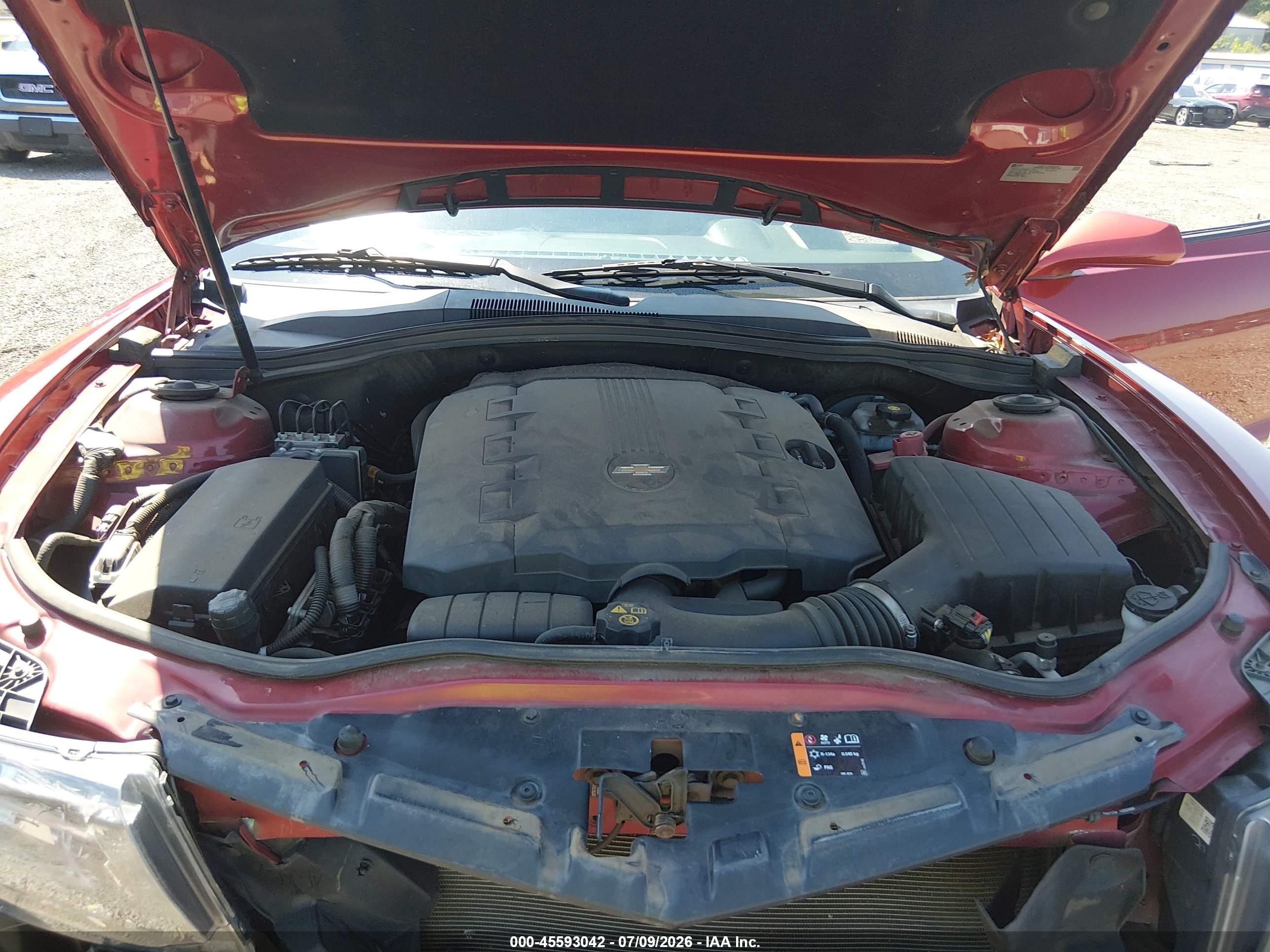 2015 Chevrolet Camaro 2ls Red vin: 2G1FB1E3XF9275556