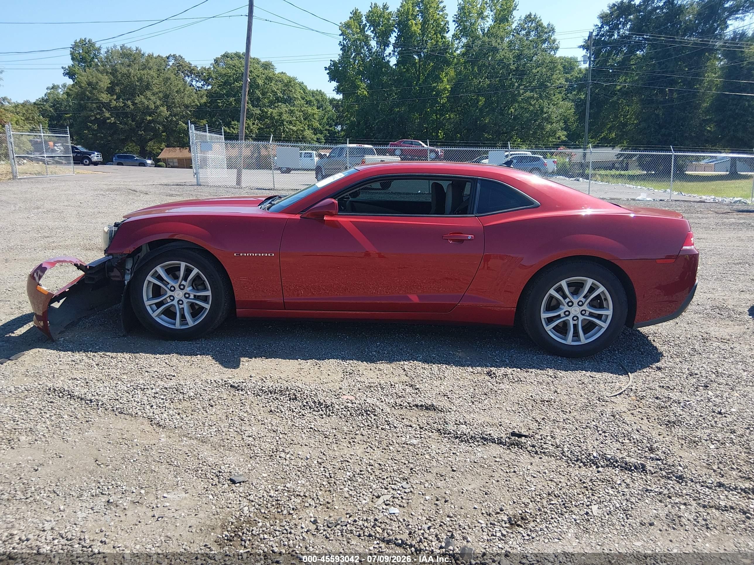 2015 Chevrolet Camaro 2ls Red vin: 2G1FB1E3XF9275556