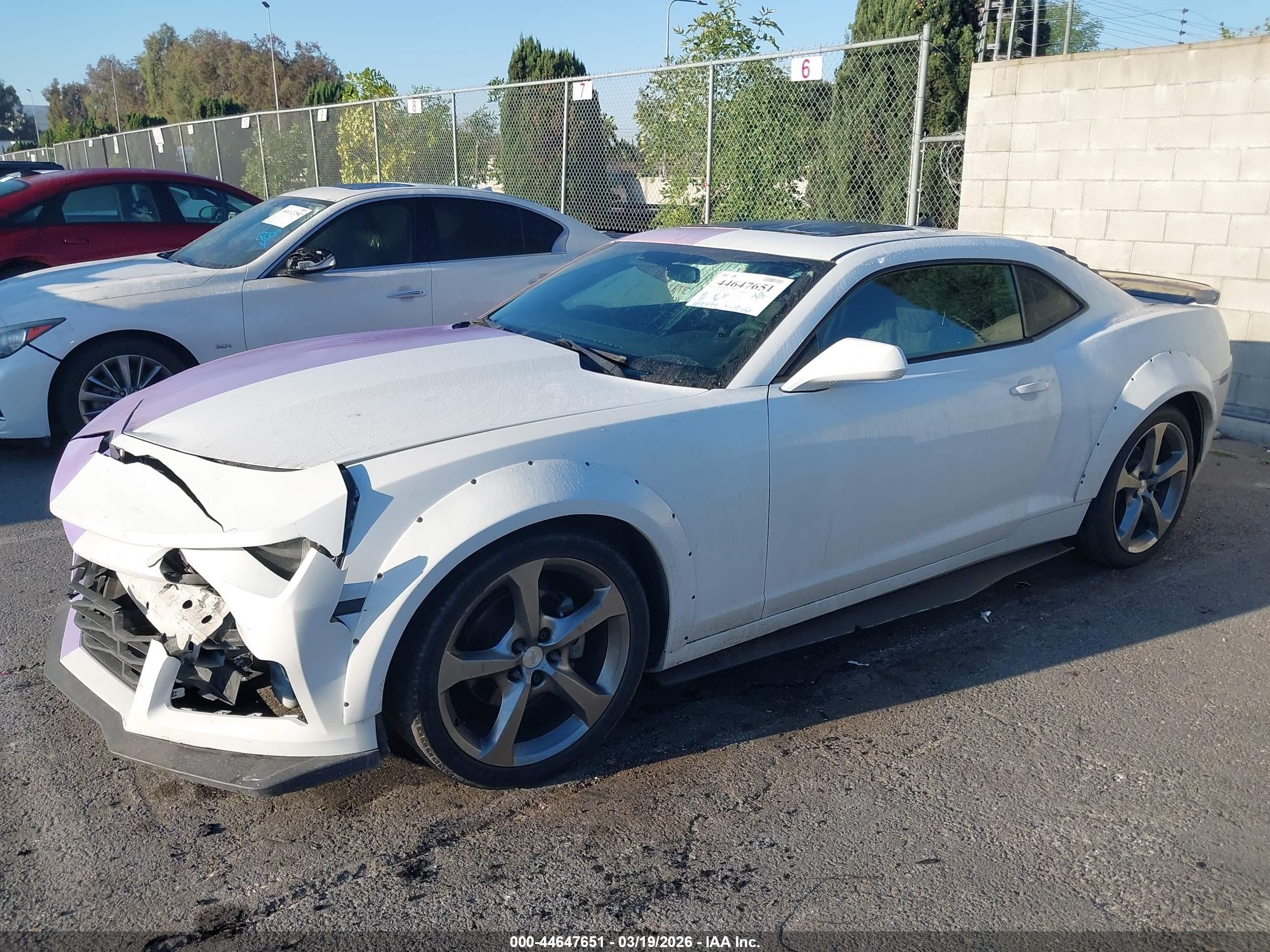 2015 Chevrolet Camaro 2ls White vin: 2G1FB1E3XF9289098