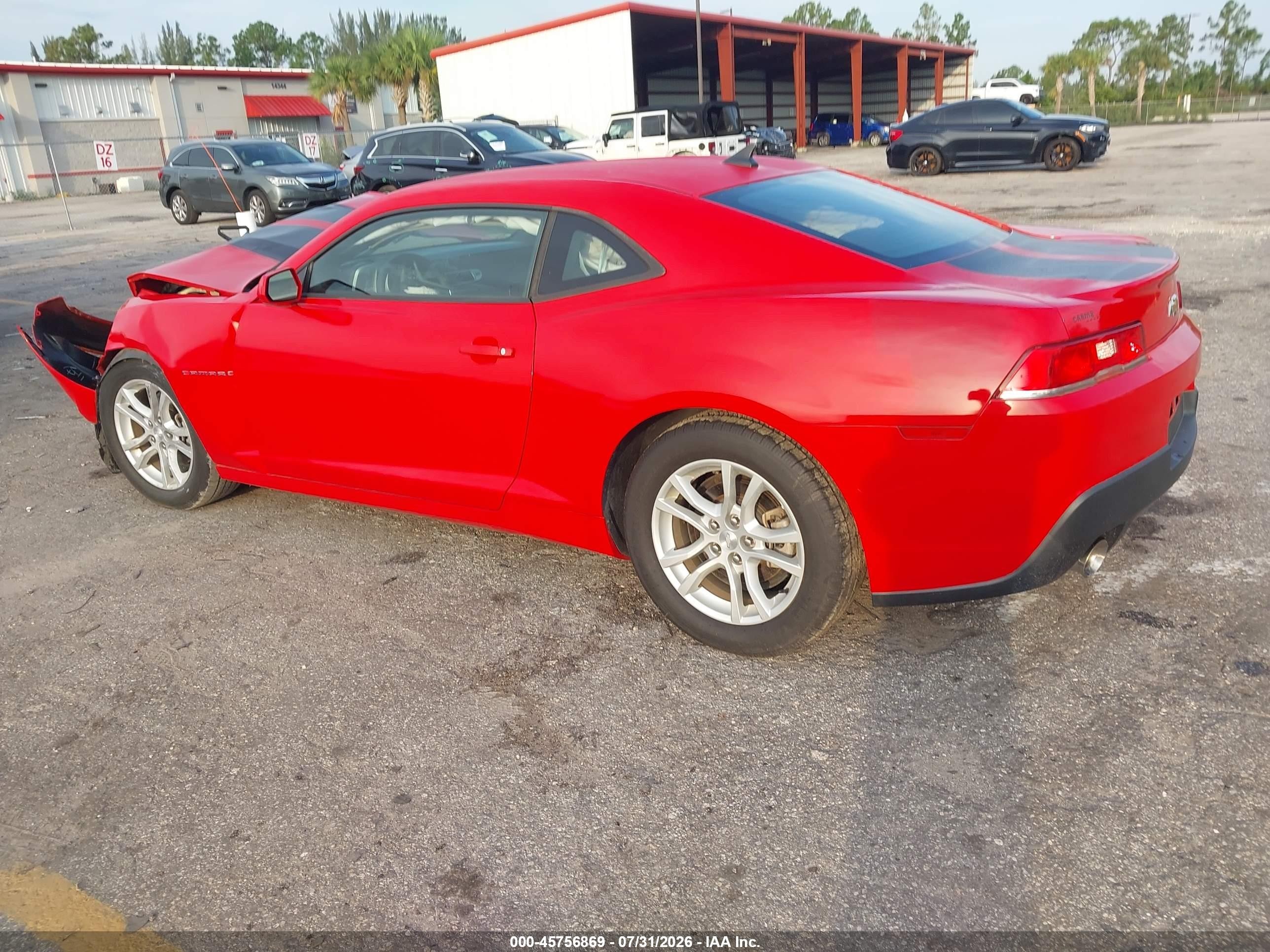 2015 Chevrolet Camaro 2ls Red vin: 2G1FB1E3XF9303355