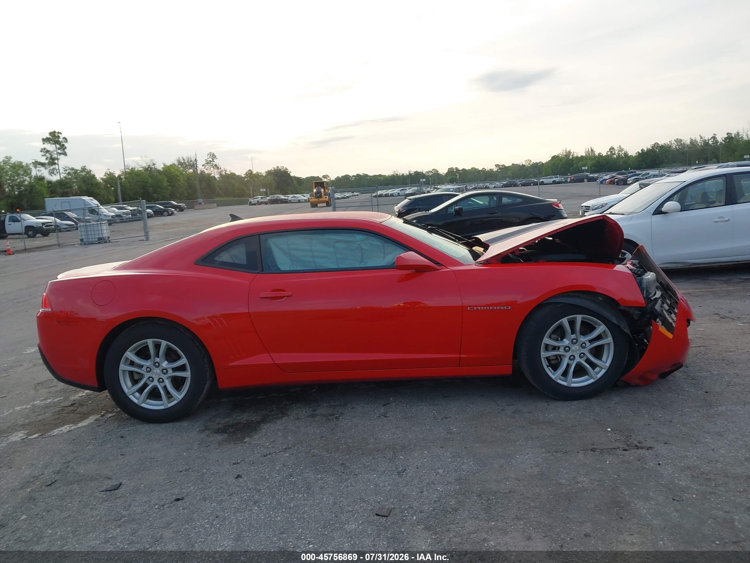 2015 Chevrolet Camaro 2ls Red vin: 2G1FB1E3XF9303355