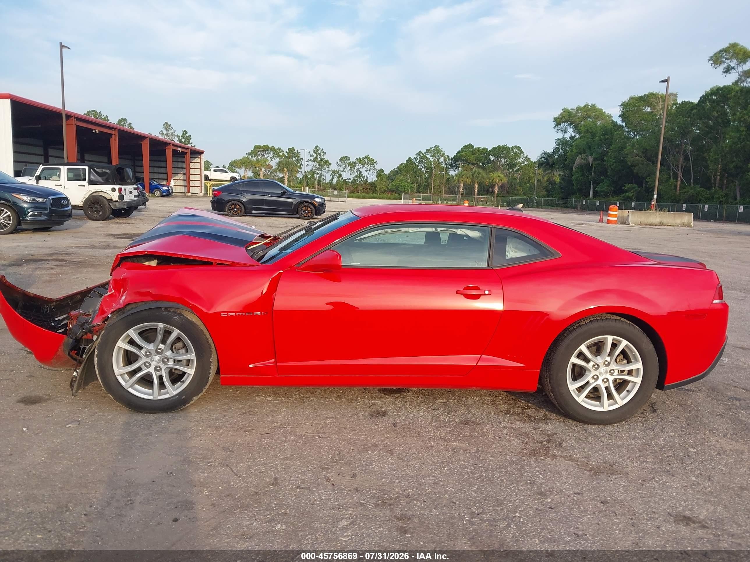 2015 Chevrolet Camaro 2ls Red vin: 2G1FB1E3XF9303355