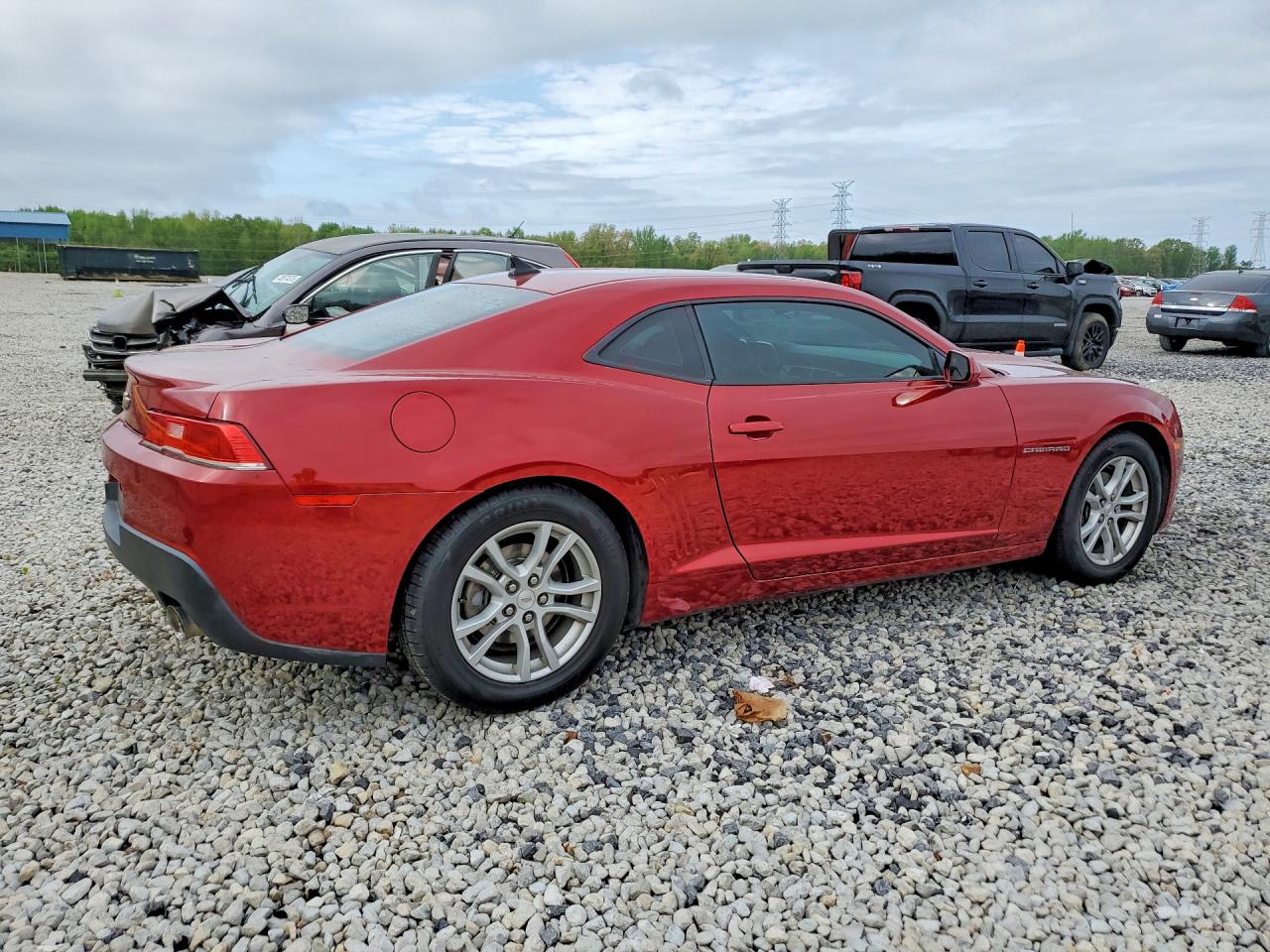 2015 Chevrolet Camaro Ls Красный vin: 2G1FB1E3XF9309740