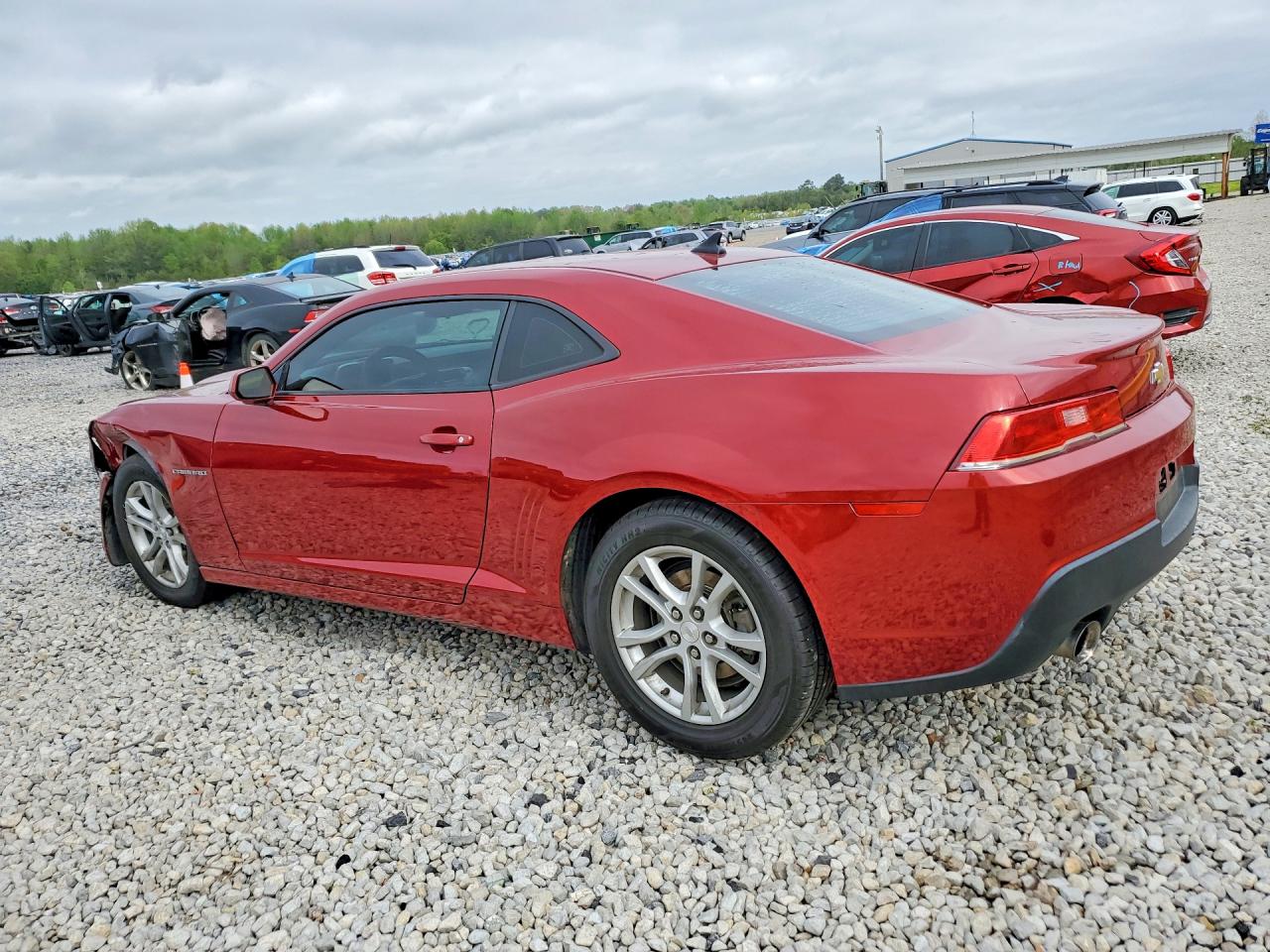 2015 Chevrolet Camaro Ls Красный vin: 2G1FB1E3XF9309740
