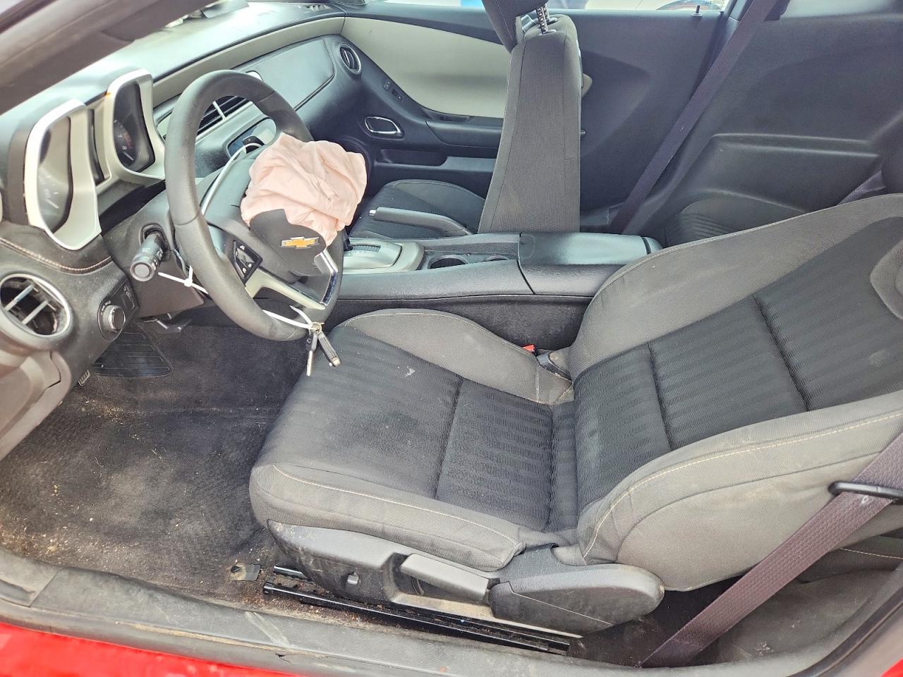 2015 Chevrolet Camaro Ls Red vin: 2G1FB1E3XF9310600