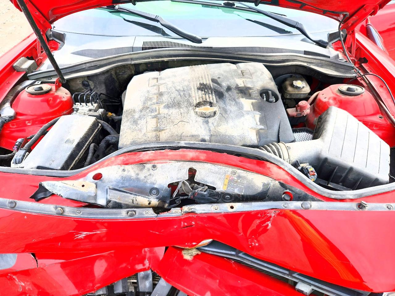 2015 Chevrolet Camaro Ls Red vin: 2G1FB1E3XF9310600