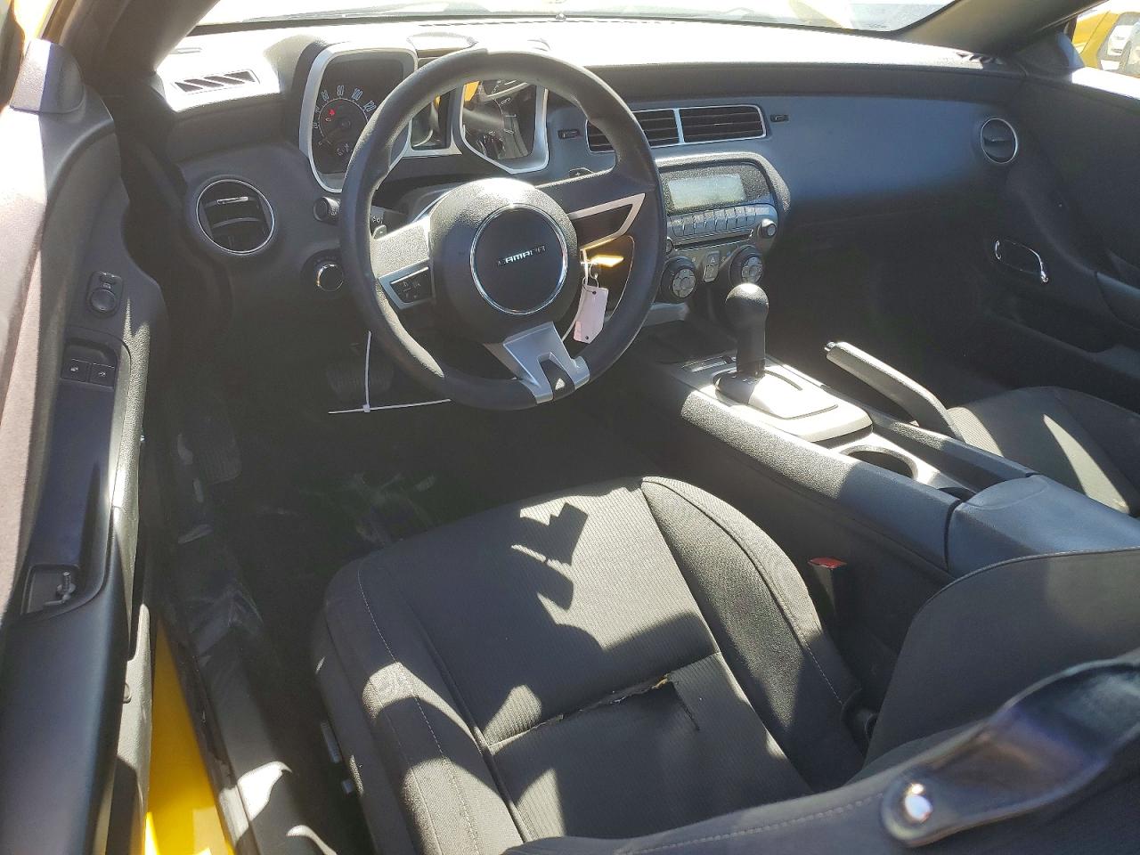 2011 Chevrolet Camaro Lt Yellow vin: 2G1FB1ED0B9118556