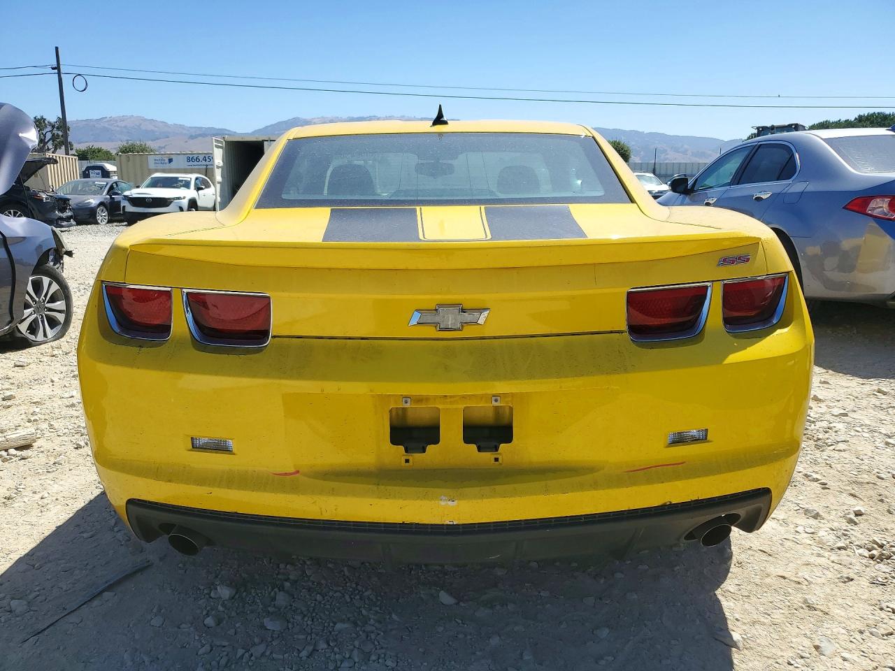2011 Chevrolet Camaro Lt Yellow vin: 2G1FB1ED0B9118556