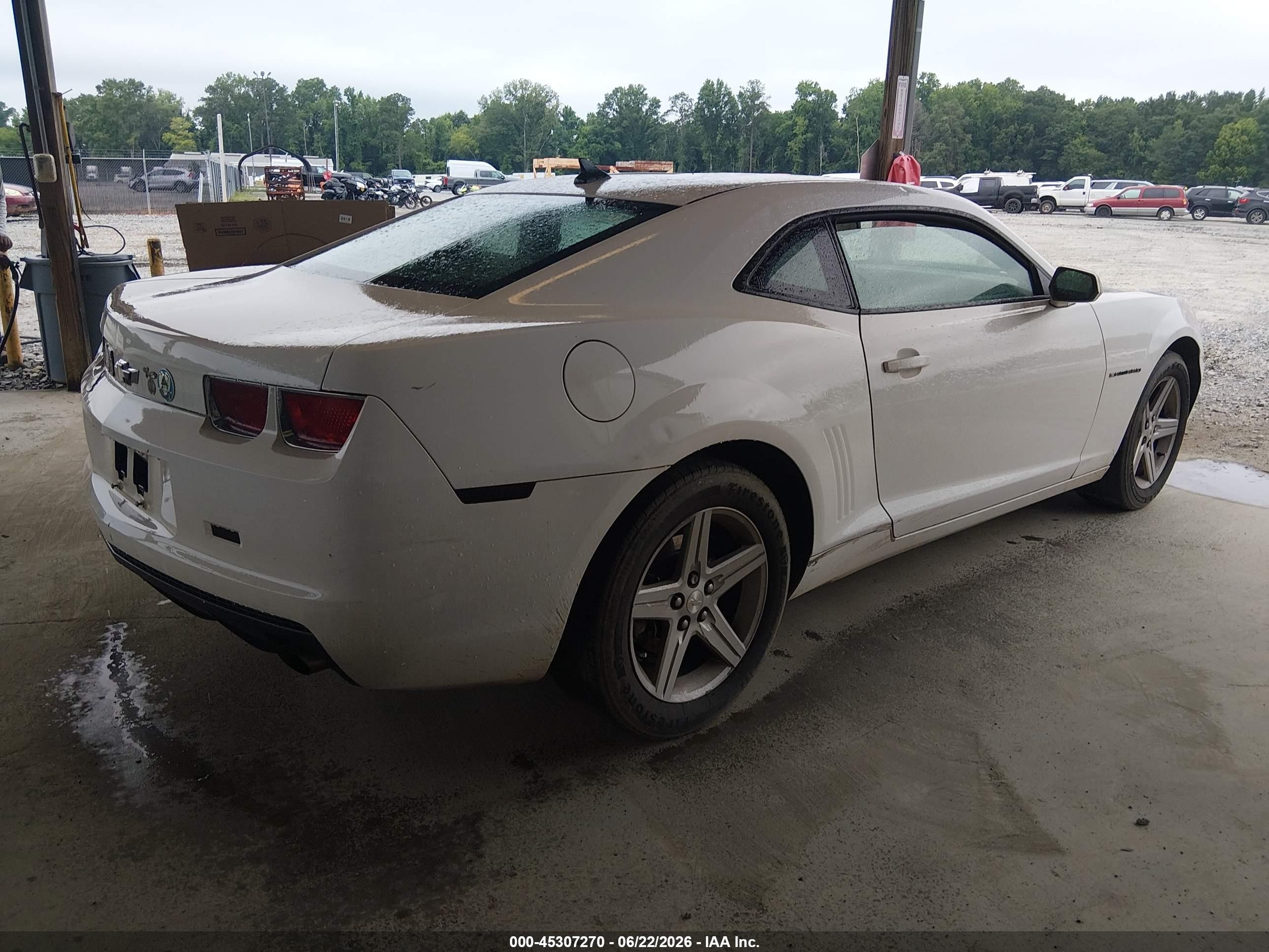 2011 Chevrolet Camaro 1lt White vin: 2G1FB1ED0B9119674