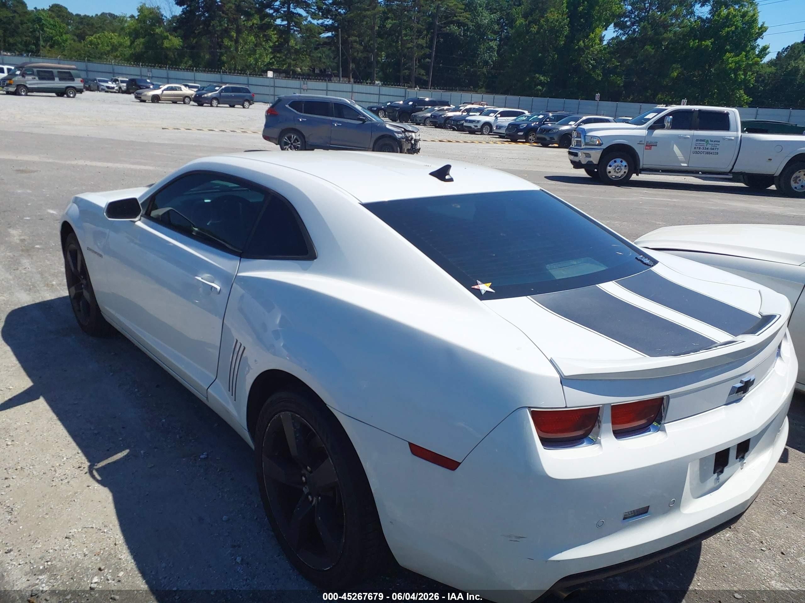 2011 Chevrolet Camaro 1lt White vin: 2G1FB1ED0B9125054