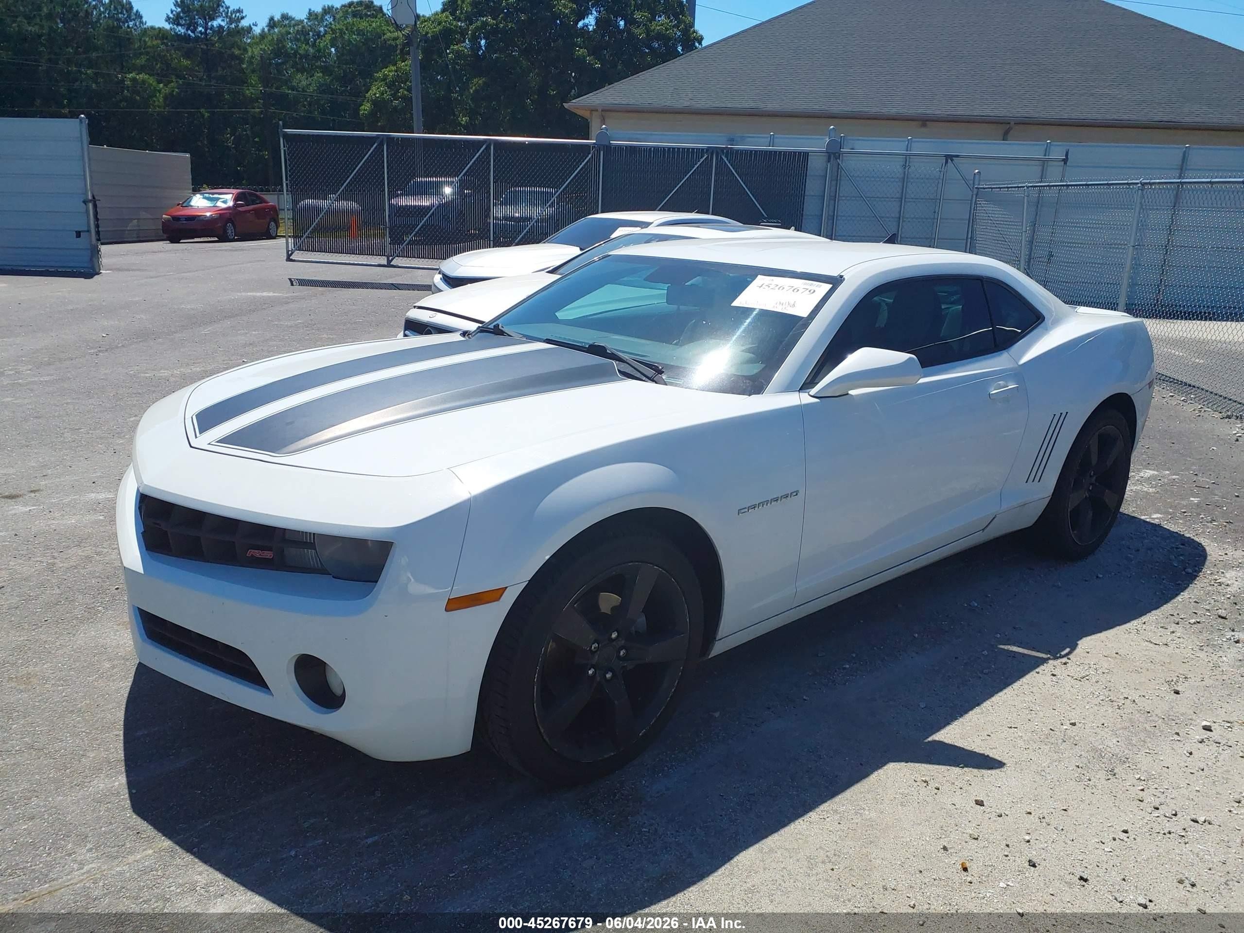 2011 Chevrolet Camaro 1lt White vin: 2G1FB1ED0B9125054