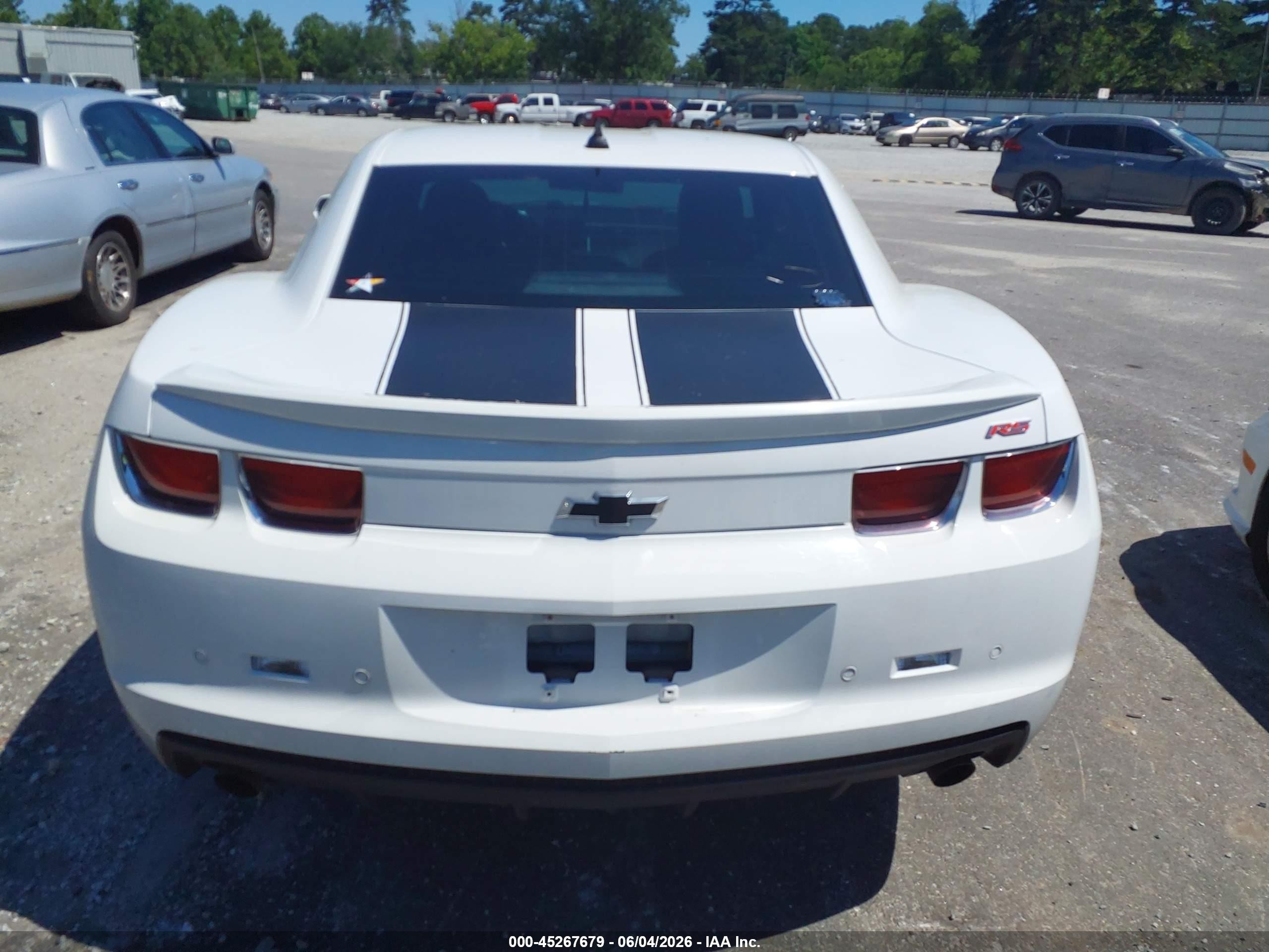 2011 Chevrolet Camaro 1lt White vin: 2G1FB1ED0B9125054