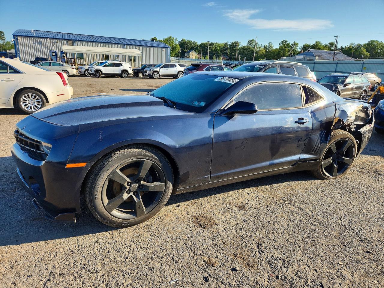 2011 Chevrolet Camaro Lt Blue vin: 2G1FB1ED0B9142677