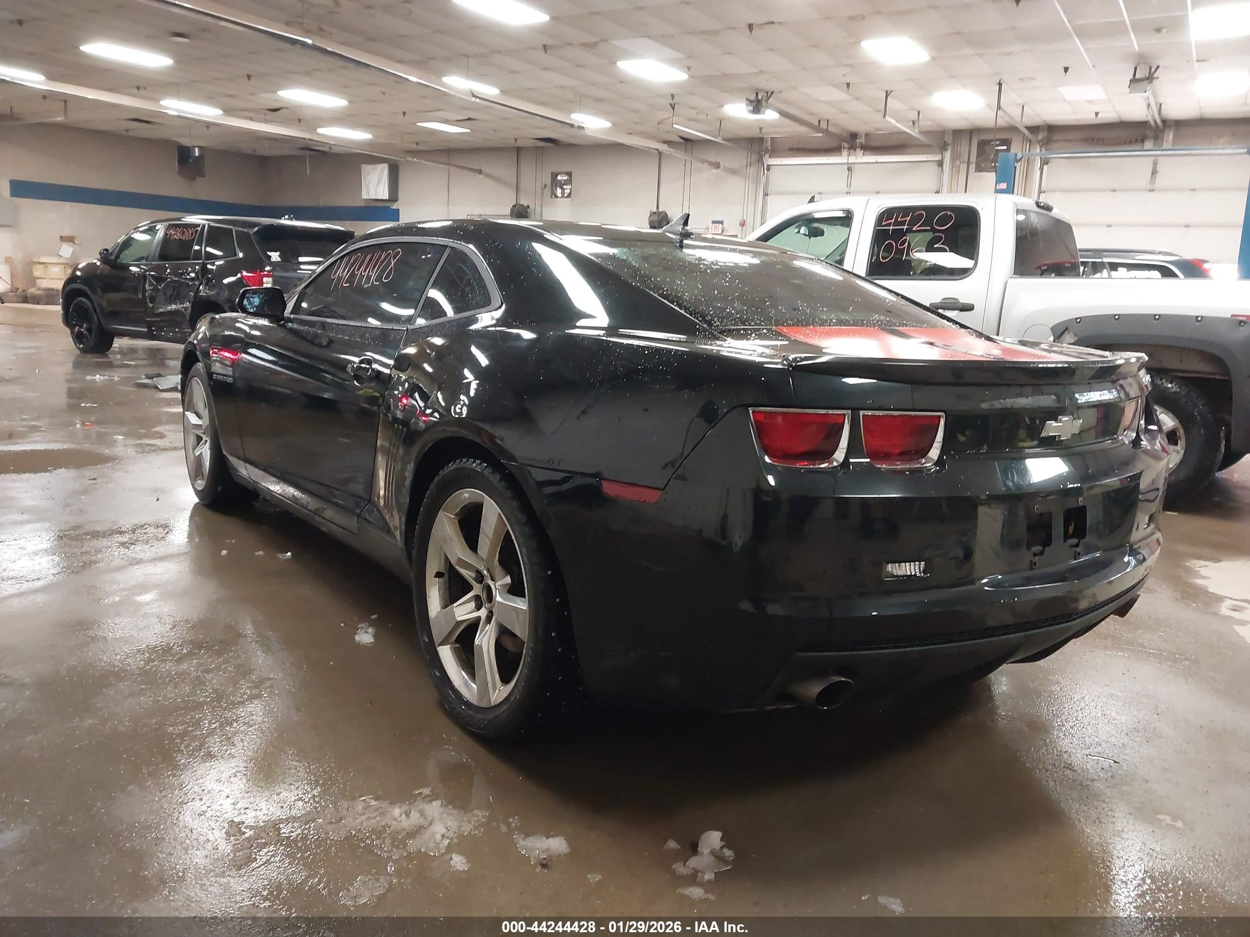 2011 Chevrolet Camaro 1lt Black vin: 2G1FB1ED0B9156370