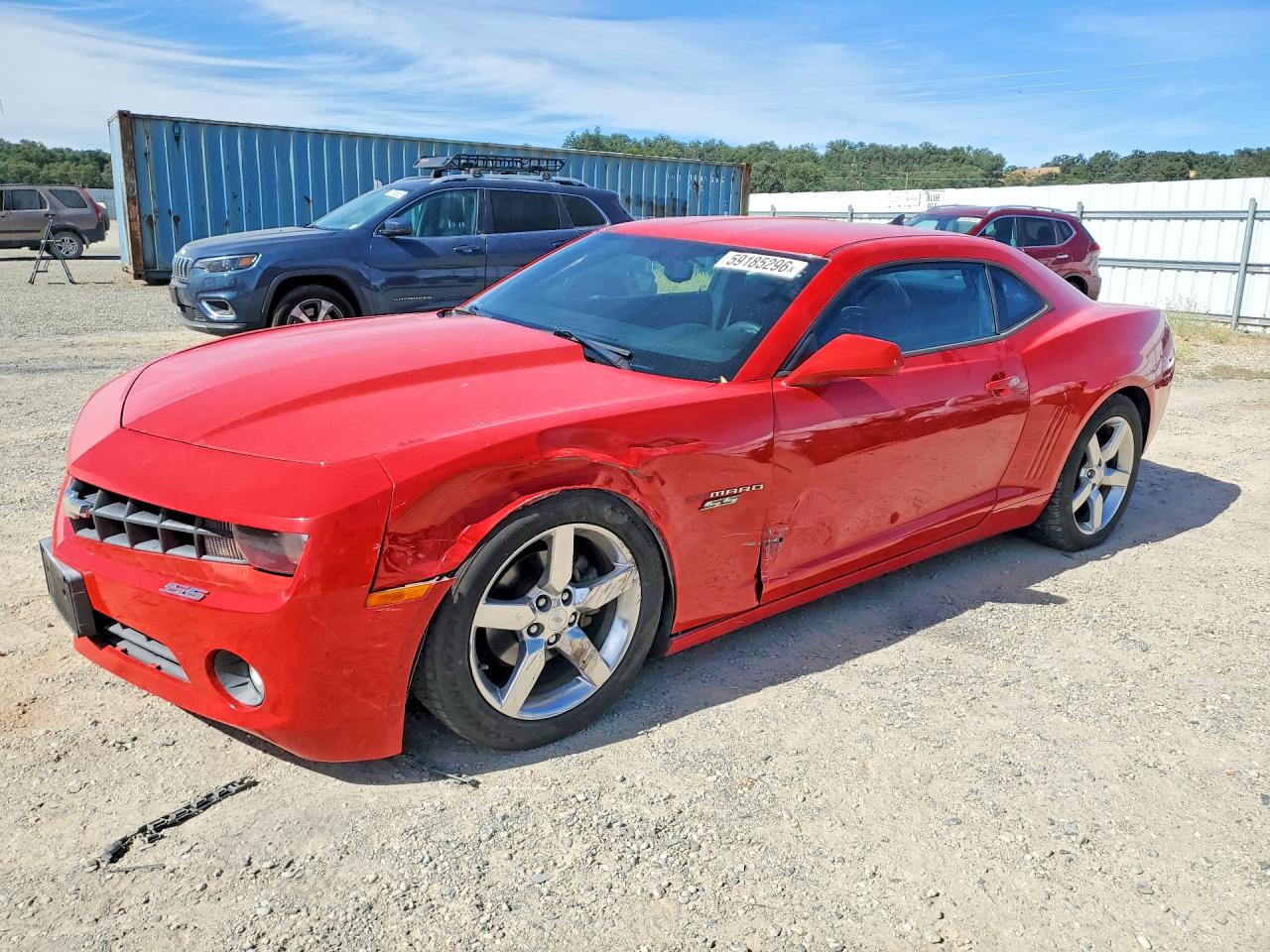 2011 Chevrolet Camaro Lt Red vin: 2G1FB1ED0B9200111