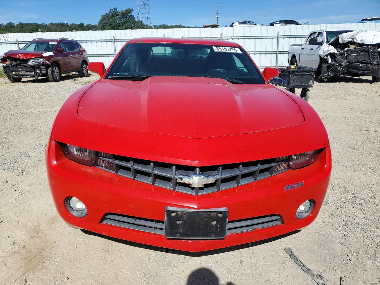 2011 Chevrolet Camaro Lt Red vin: 2G1FB1ED0B9200111