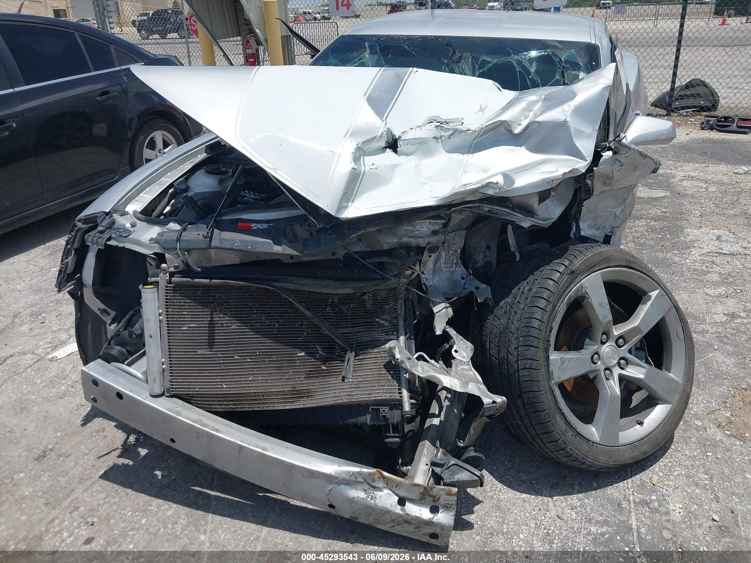 2011 Chevrolet Camaro 1lt Silver vin: 2G1FB1ED1B9138458