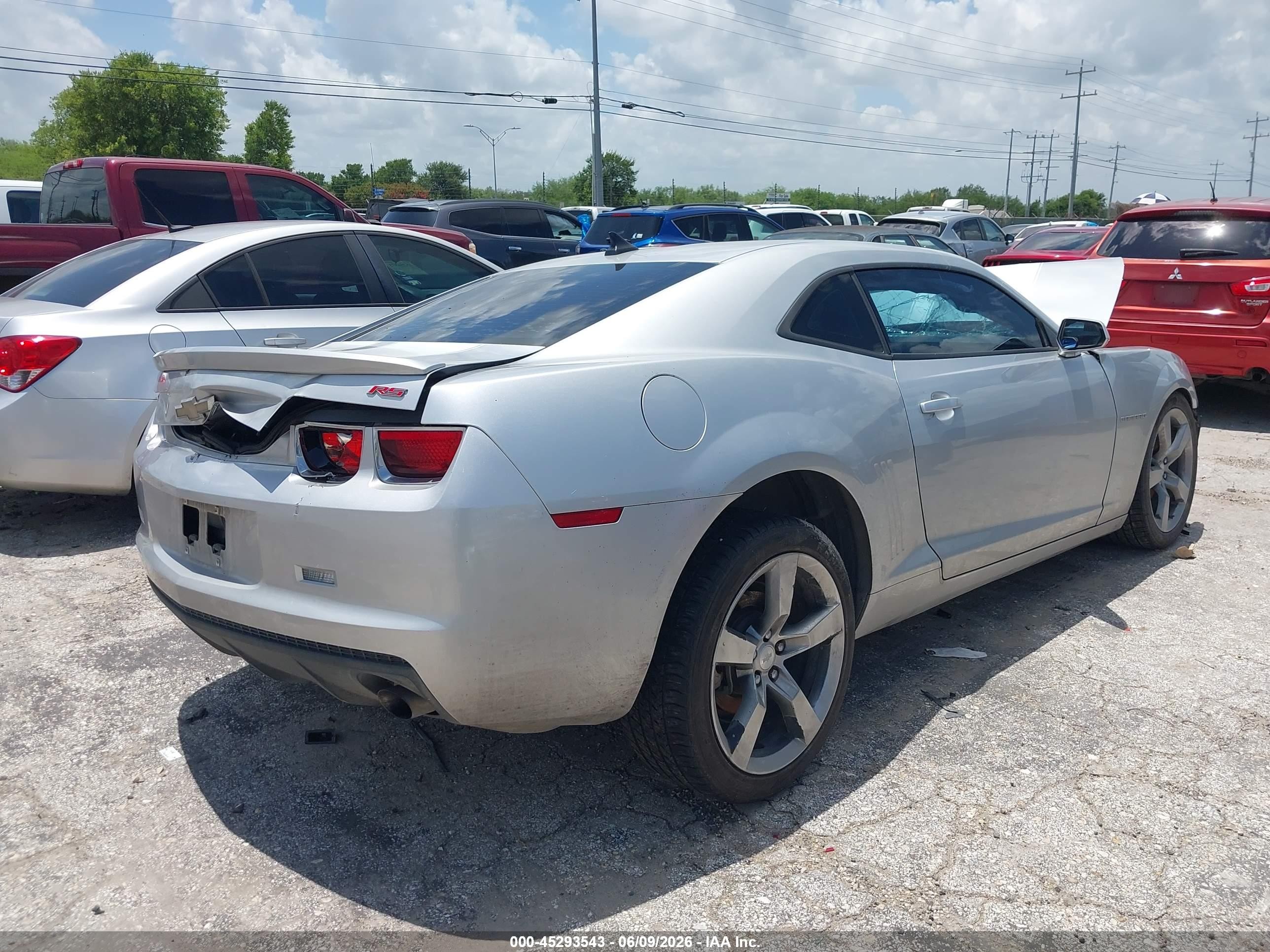 2011 Chevrolet Camaro 1lt Silver vin: 2G1FB1ED1B9138458