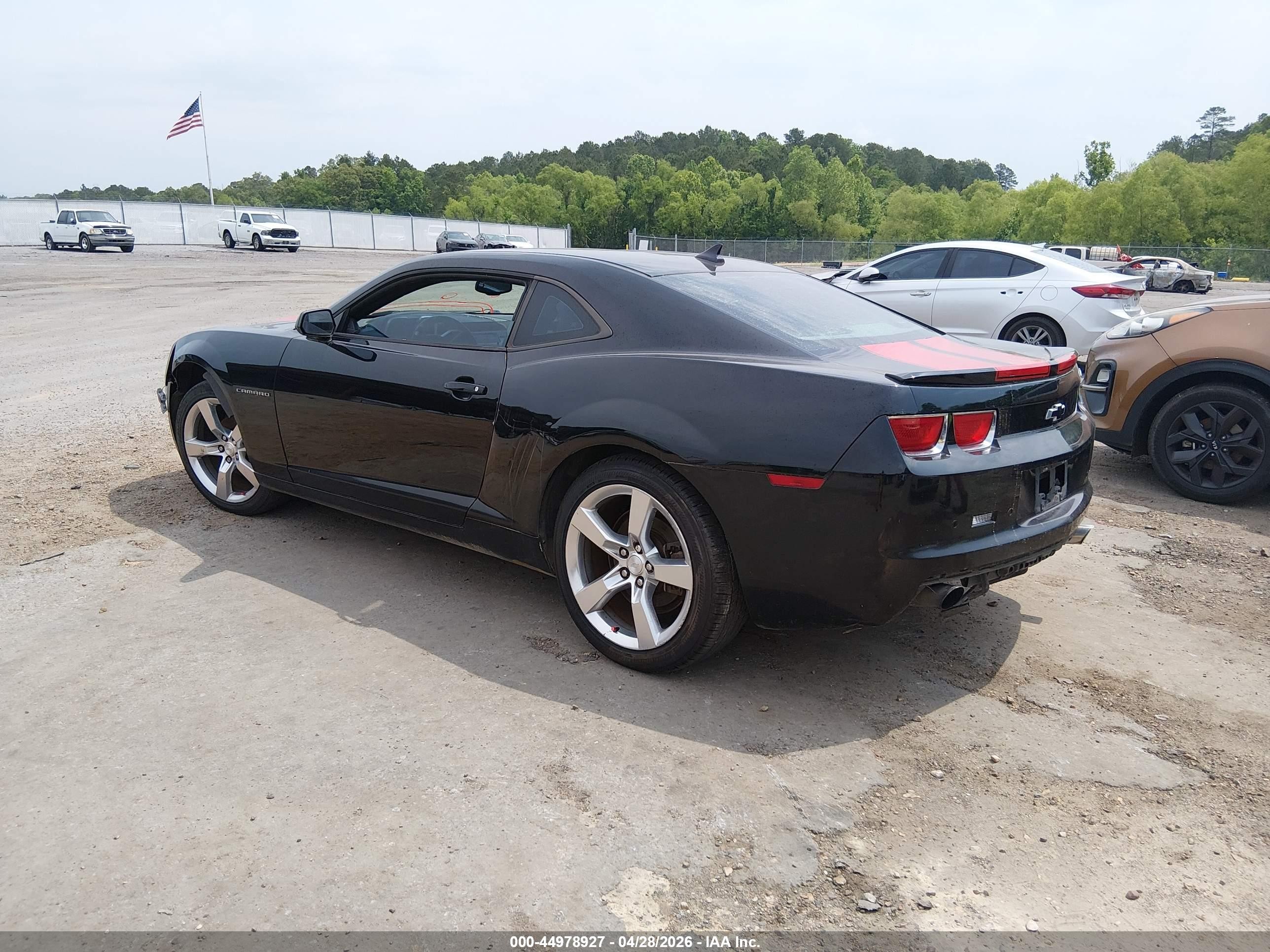 2011 Chevrolet Camaro 1lt Black vin: 2G1FB1ED1B9153560