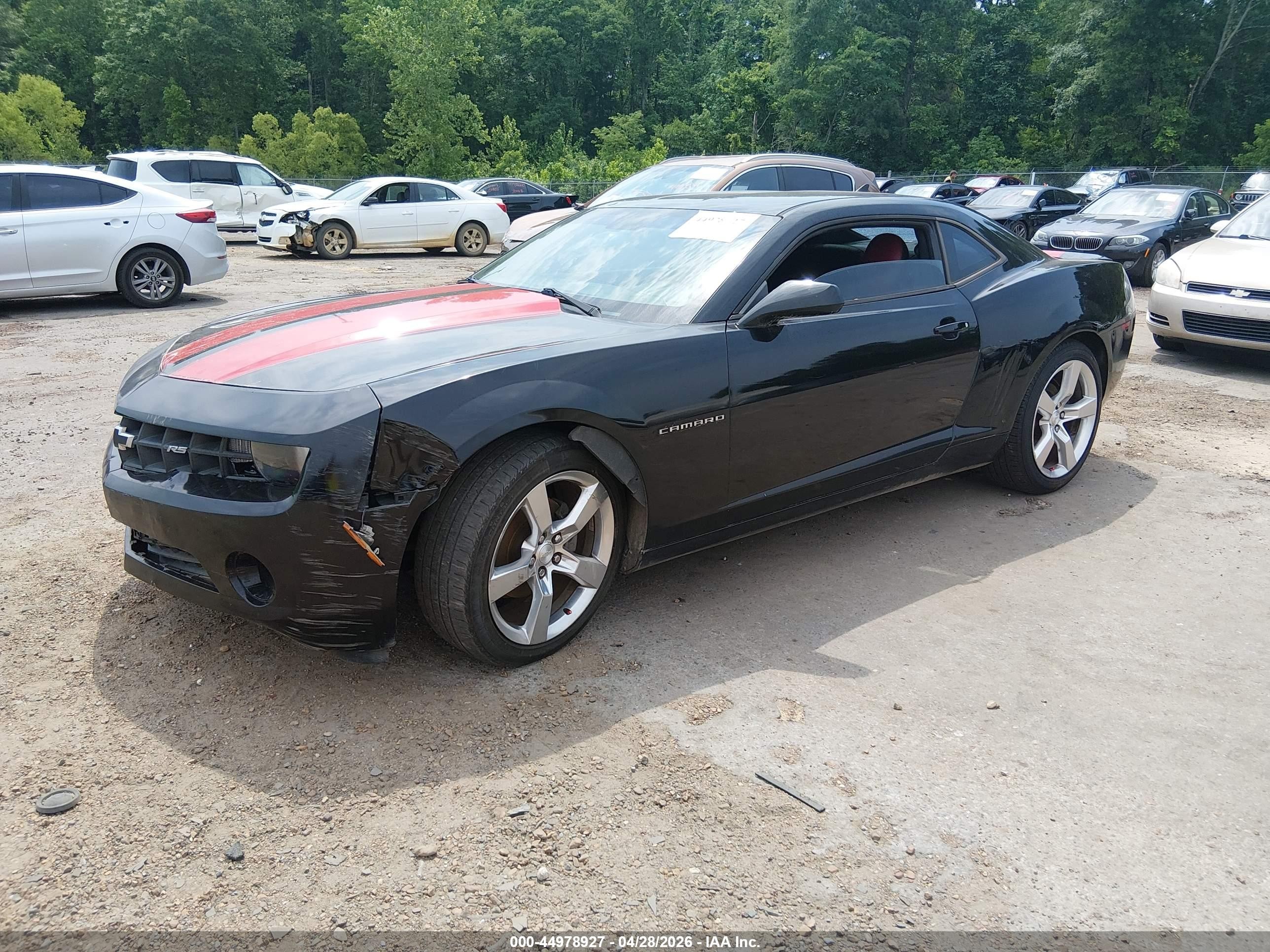 2011 Chevrolet Camaro 1lt Black vin: 2G1FB1ED1B9153560