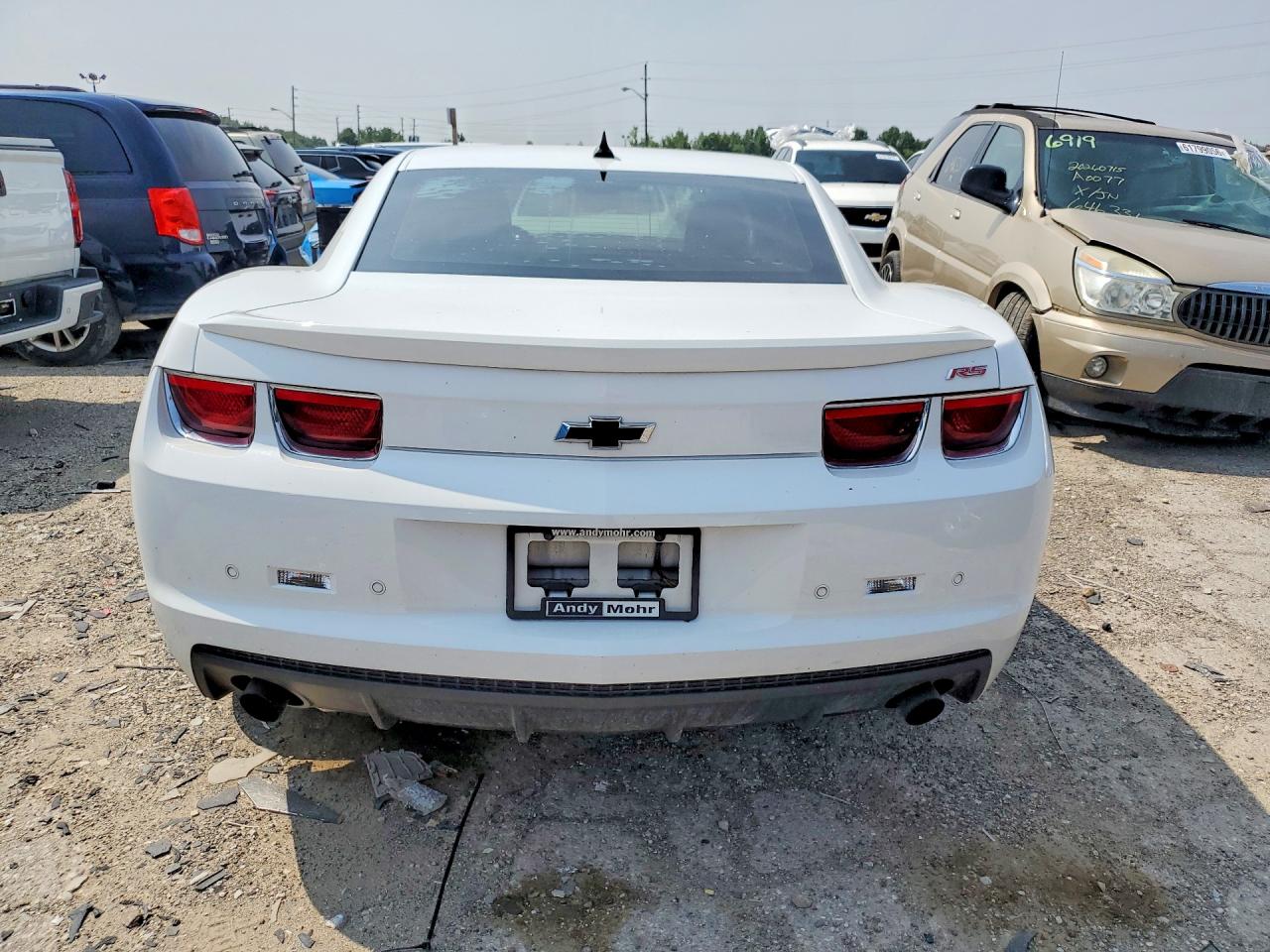 2011 Chevrolet Camaro Lt White vin: 2G1FB1ED1B9211618
