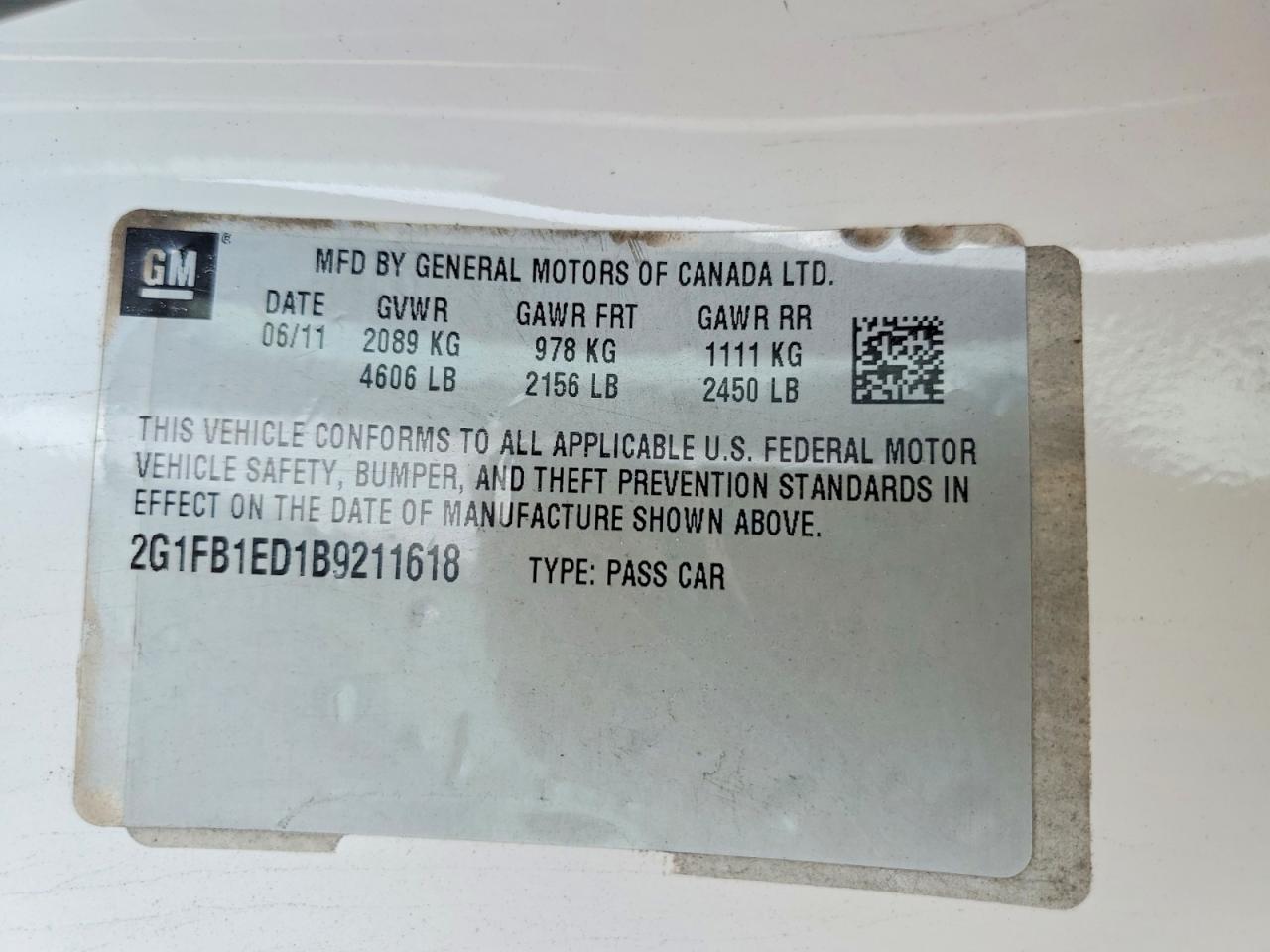 2011 Chevrolet Camaro Lt White vin: 2G1FB1ED1B9211618