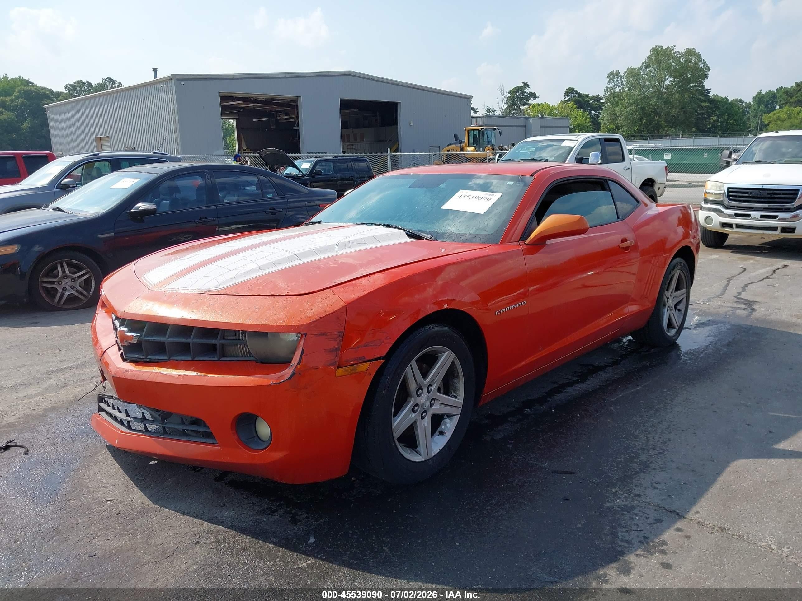 2011 Chevrolet Camaro 1lt Orange vin: 2G1FB1ED2B9114024