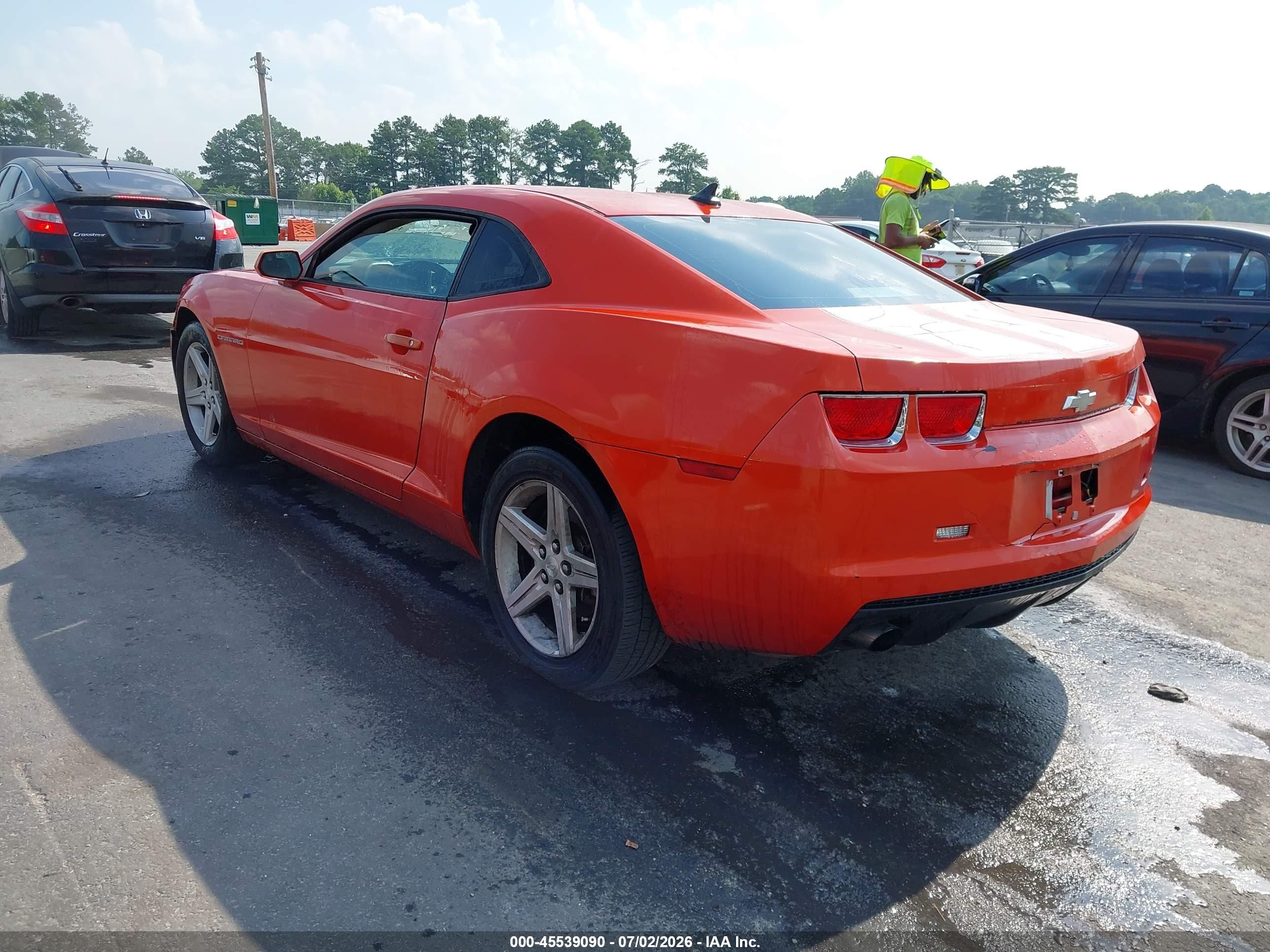 2011 Chevrolet Camaro 1lt Orange vin: 2G1FB1ED2B9114024