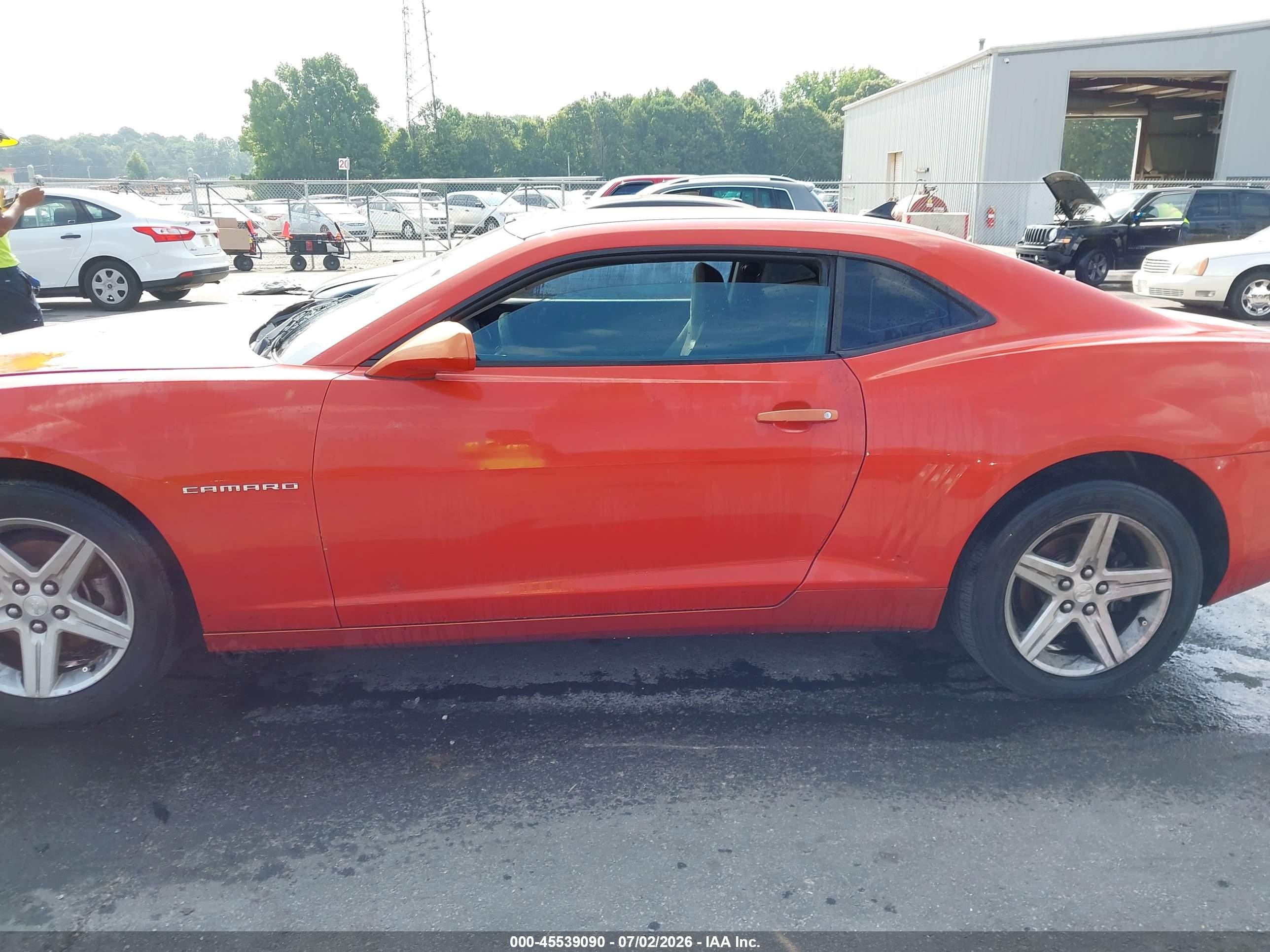 2011 Chevrolet Camaro 1lt Orange vin: 2G1FB1ED2B9114024
