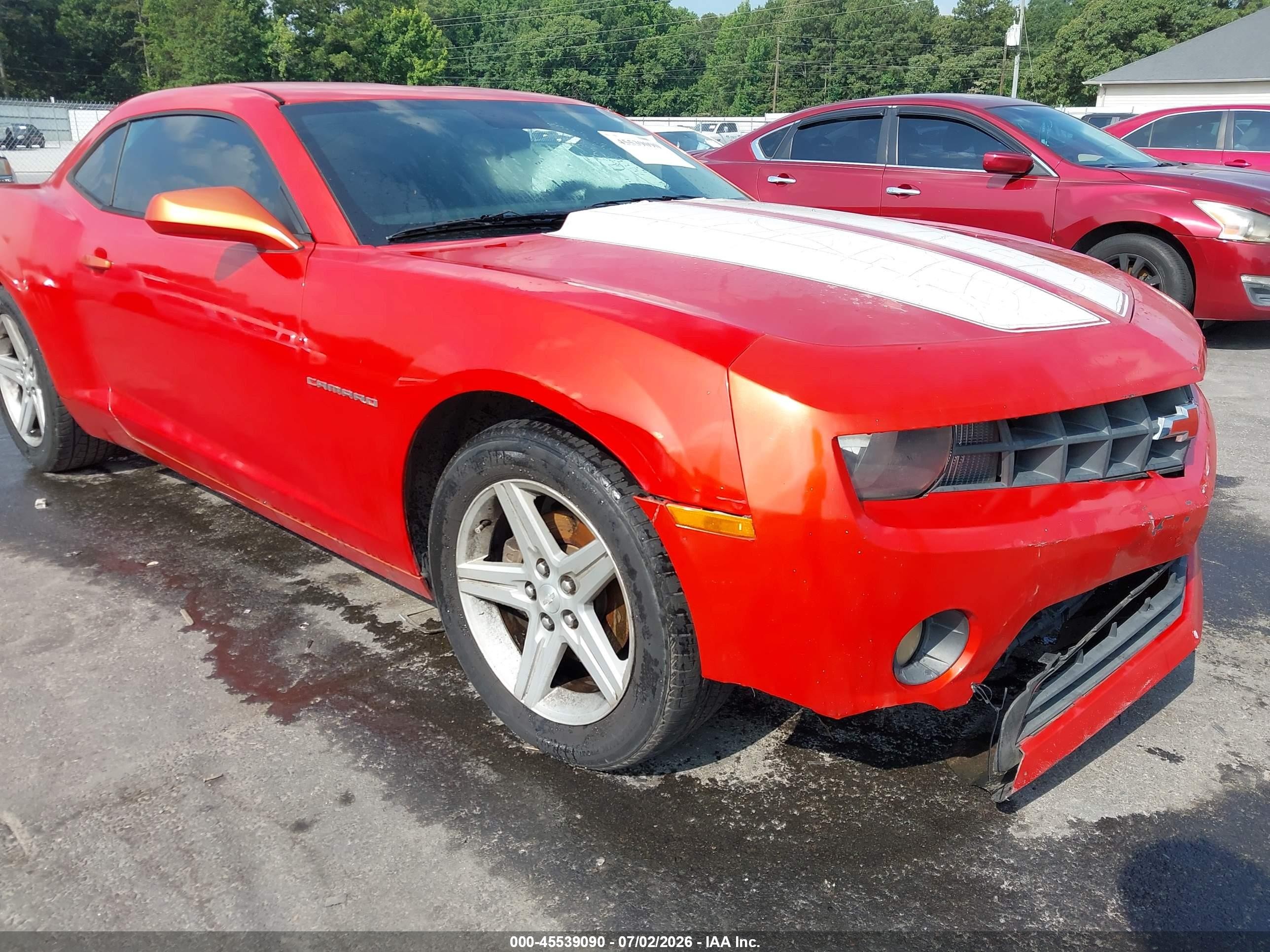 2011 Chevrolet Camaro 1lt Orange vin: 2G1FB1ED2B9114024