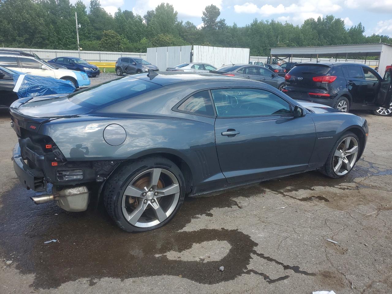 2011 Chevrolet Camaro Lt Gray vin: 2G1FB1ED2B9144009