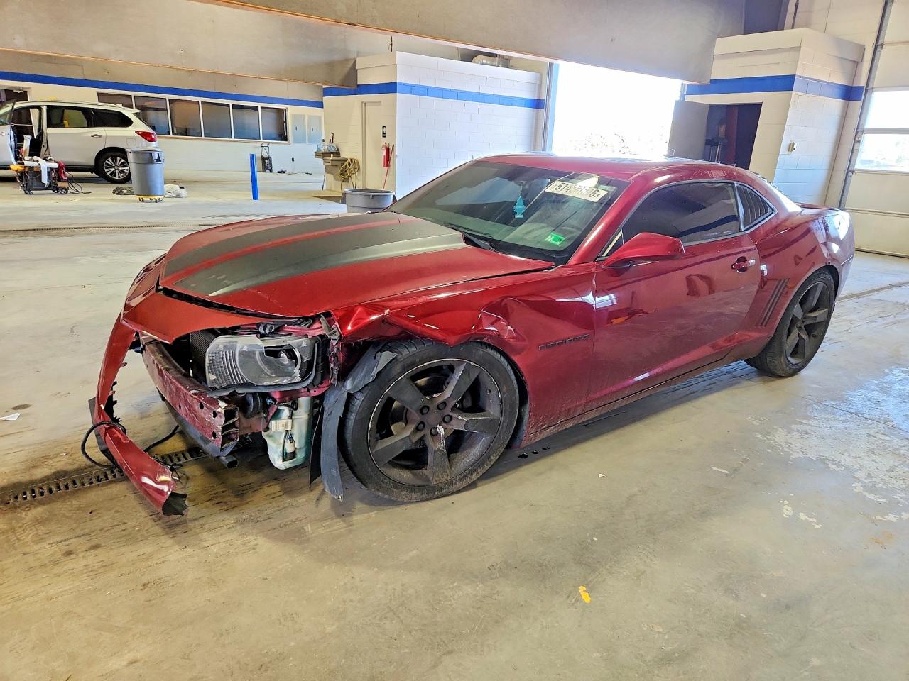 2011 Chevrolet Camaro Lt Red vin: 2G1FB1ED2B9147217