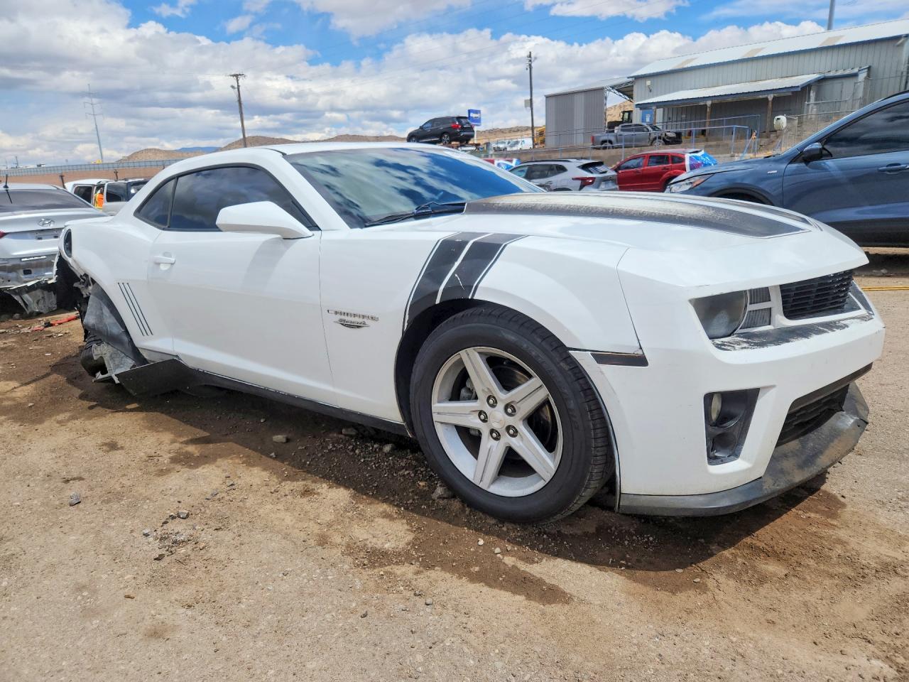 2011 Chevrolet Camaro Lt White vin: 2G1FB1ED2B9149971