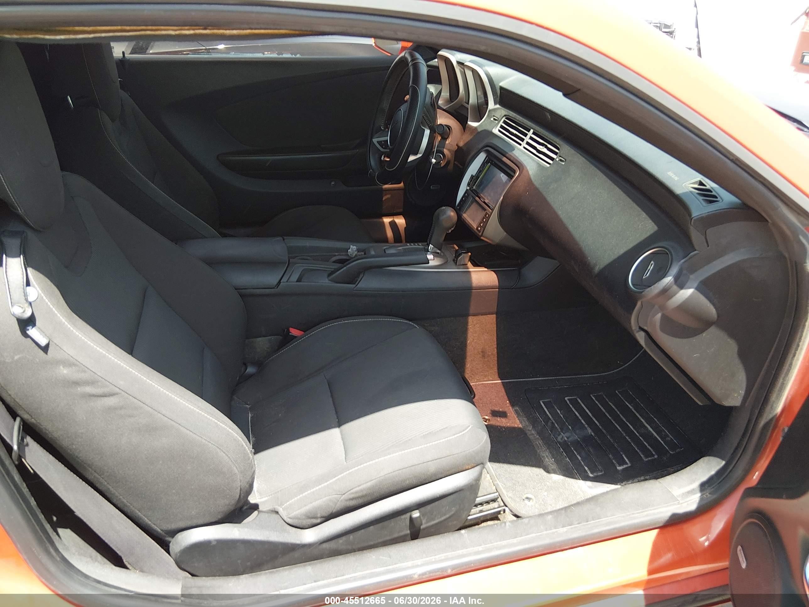 2011 Chevrolet Camaro 1lt Orange vin: 2G1FB1ED3B9105610