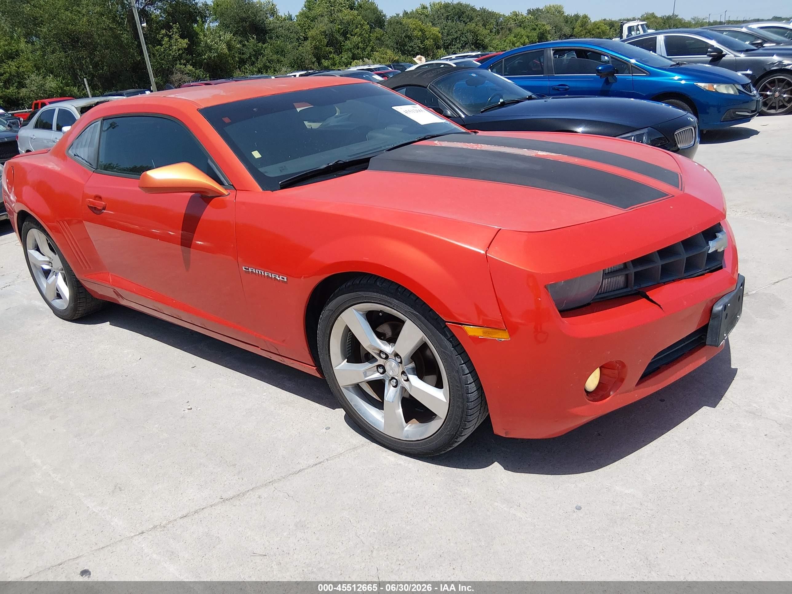 2011 Chevrolet Camaro 1lt Orange vin: 2G1FB1ED3B9105610